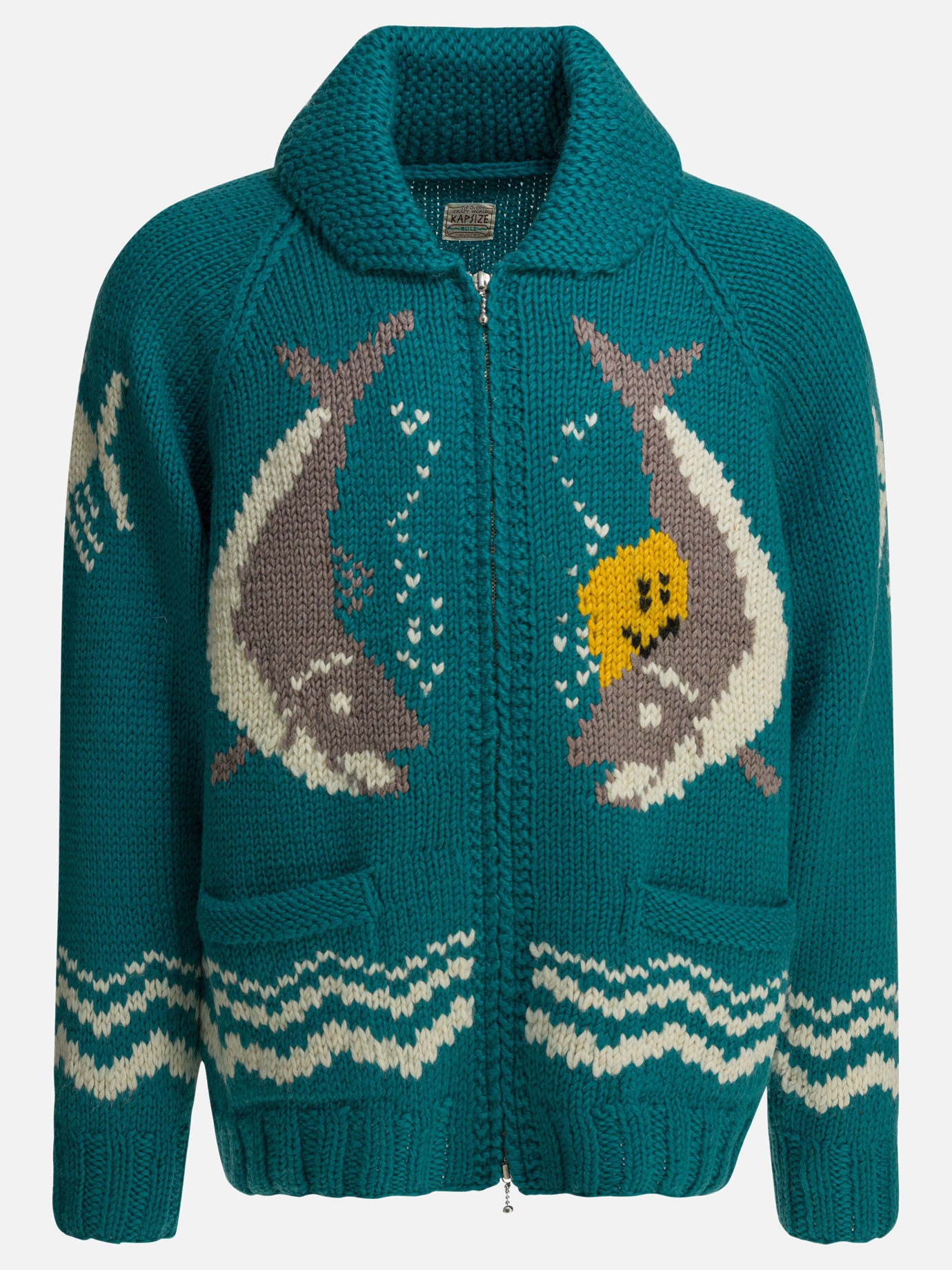 Zipped sweaters Graphics  Light blue - KAPITAL Men | PDP | VIETTI Online Store | Zoom-Modal
