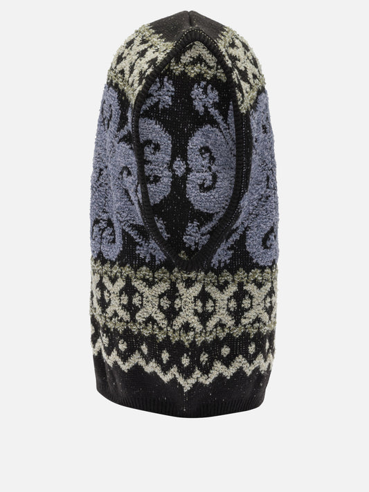 Balaclava 100% wool  Black - KAPITAL Men | PLP | VIETTI Online Store 
