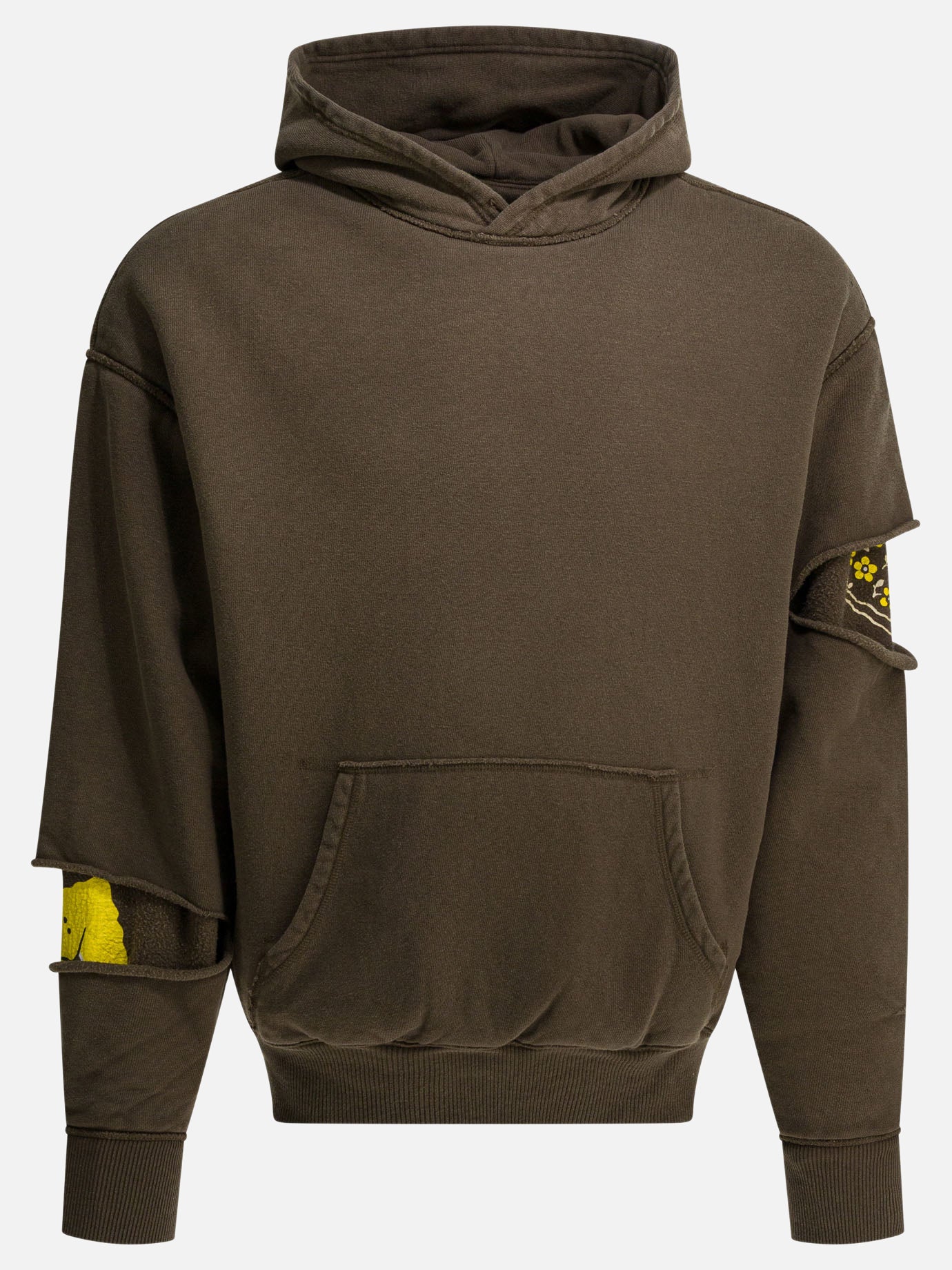 Hoodies Solid colour  Brown - KAPITAL Men | PDP | VIETTI Online Store | thumbnail