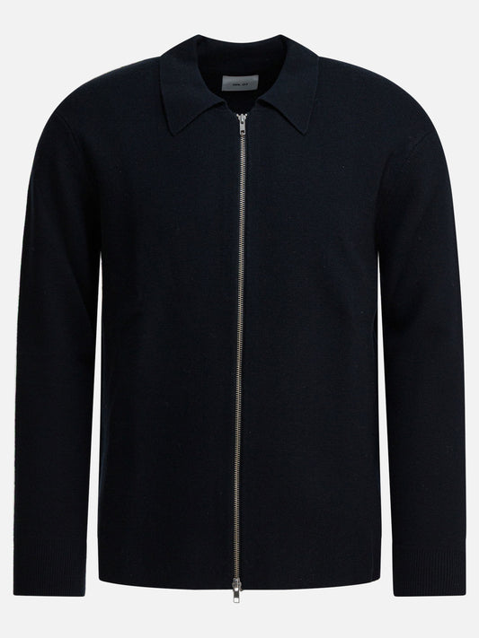 Maglioni con zip Solid colour  Blu - NN.07 Uomo | PLP | VIETTI Online Store 
