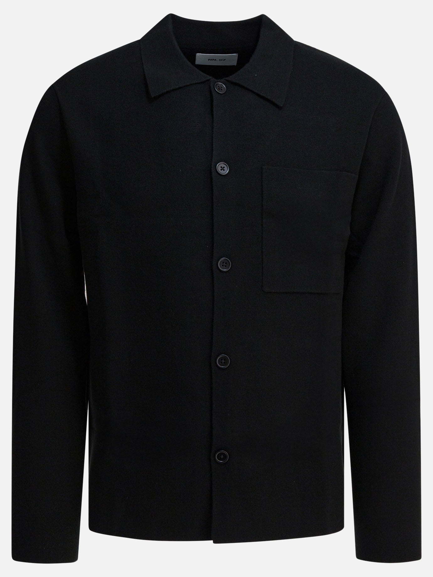 Cardigan Solid colour  Nero - NN.07 Uomo | PDP | VIETTI Online Store | thumbnail