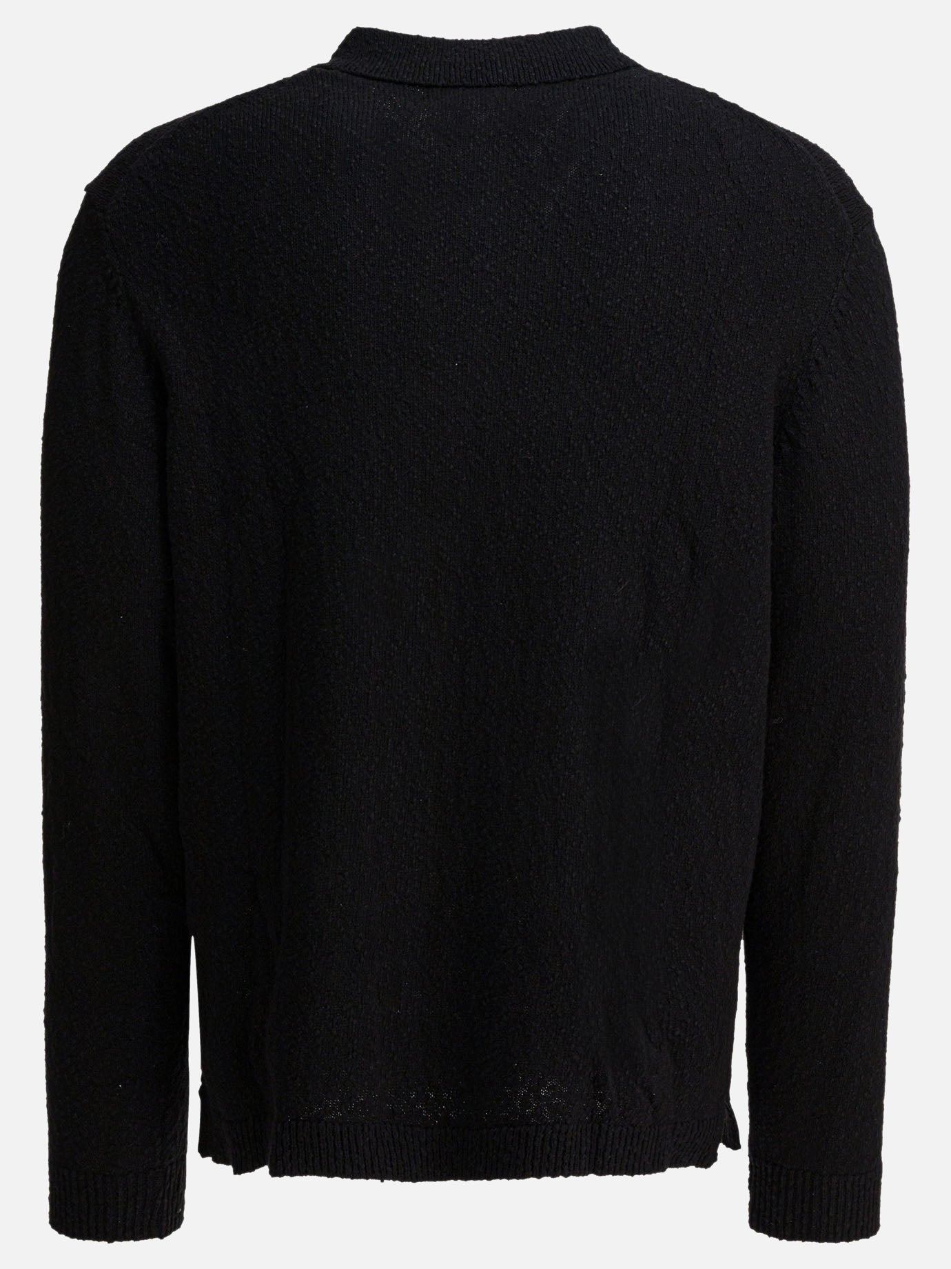 Polo con bottoni Solid colour  Nero - NN.07 Uomo | PDP | VIETTI Online Store | Zoom-Modal_2
