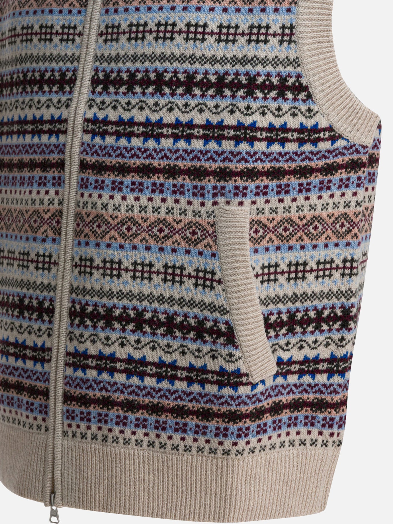 Gilet Textured knit  Beige - NN.07 Uomo | PDP | VIETTI Online Store | Zoom-Modal_4
