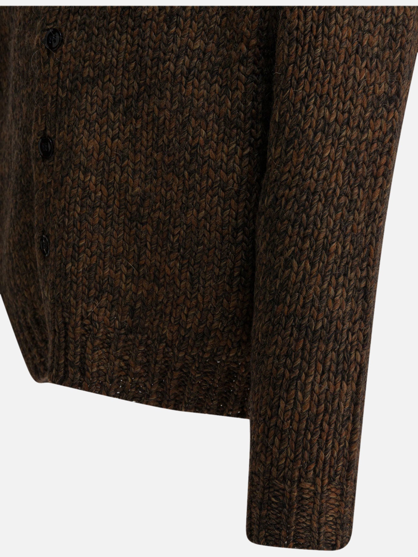 Cardigan Mélange  Marrone - NN.07 Uomo | PDP | VIETTI Online Store | Zoom-Modal_4
