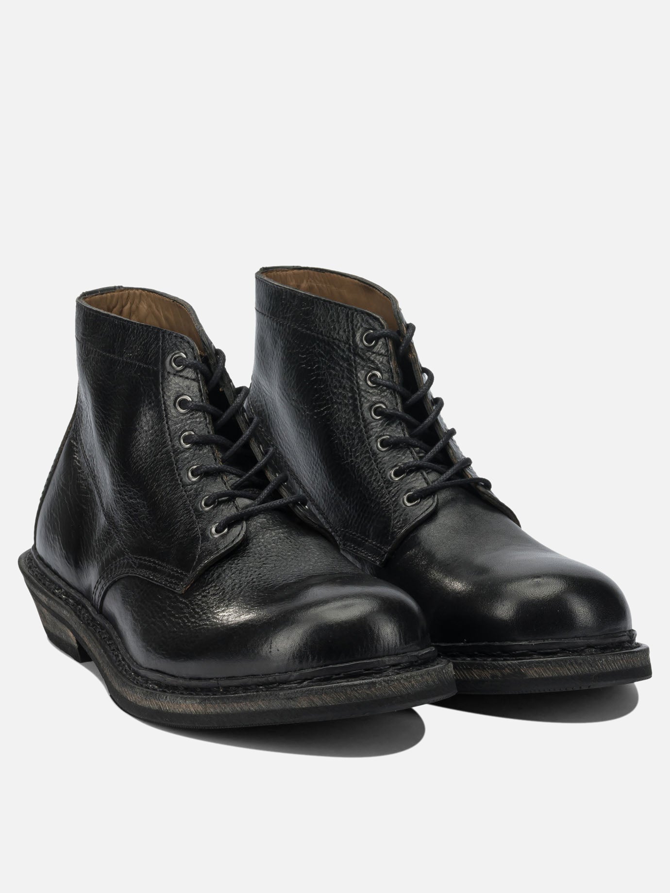 Stivaletti stringati 100% leather - 100% rubber  Nero - Our Legacy Uomo | PDP | VIETTI Online Store | Zoom-Modal_2

