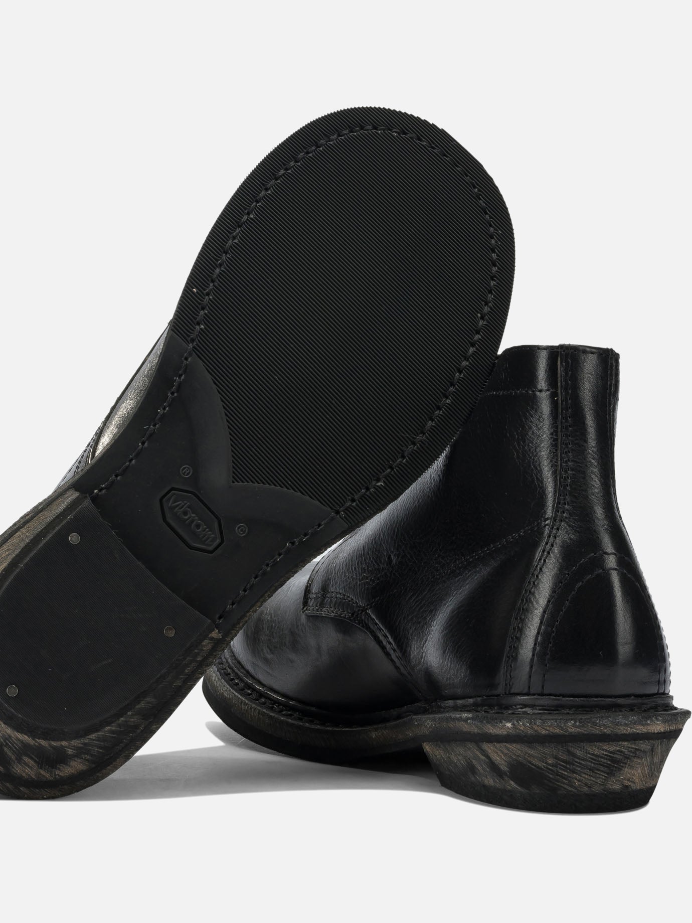 Stivaletti stringati 100% leather - 100% rubber  Nero - Our Legacy Uomo | PDP | VIETTI Online Store | thumbnail_5
