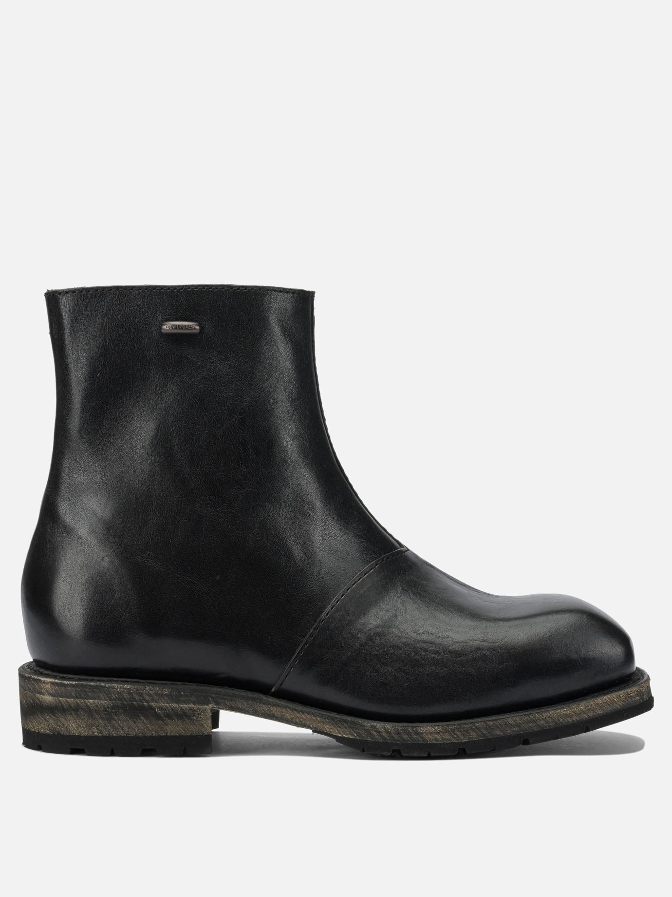 Stivaletti con zip 100% calf leather - 100% rubber  Nero - Our Legacy Uomo | PDP | VIETTI Online Store | Zoom-Modal
