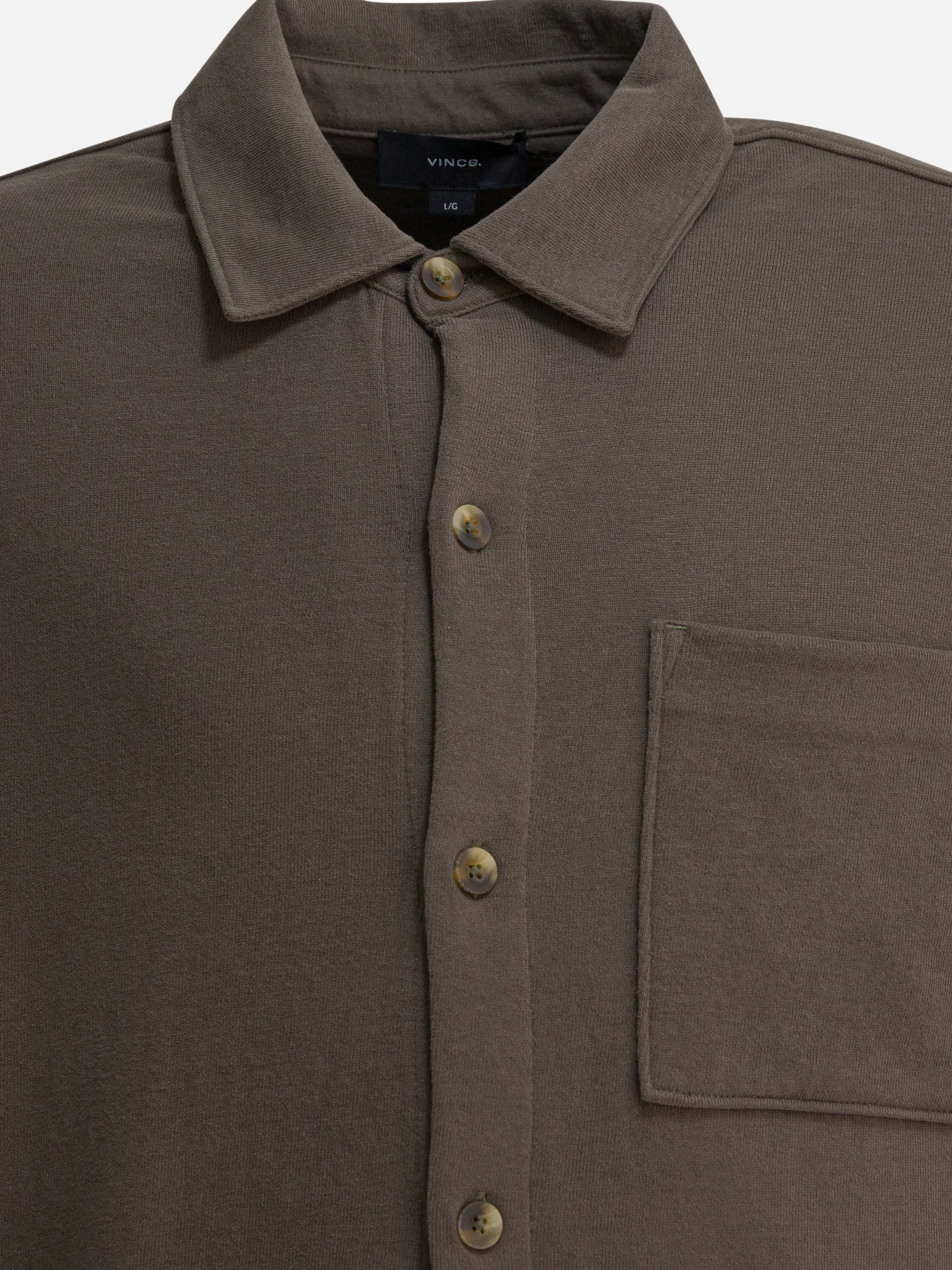Overshirt jackets Solid colour  Brown - Vince Men | PDP | VIETTI Online Store | thumbnail_3