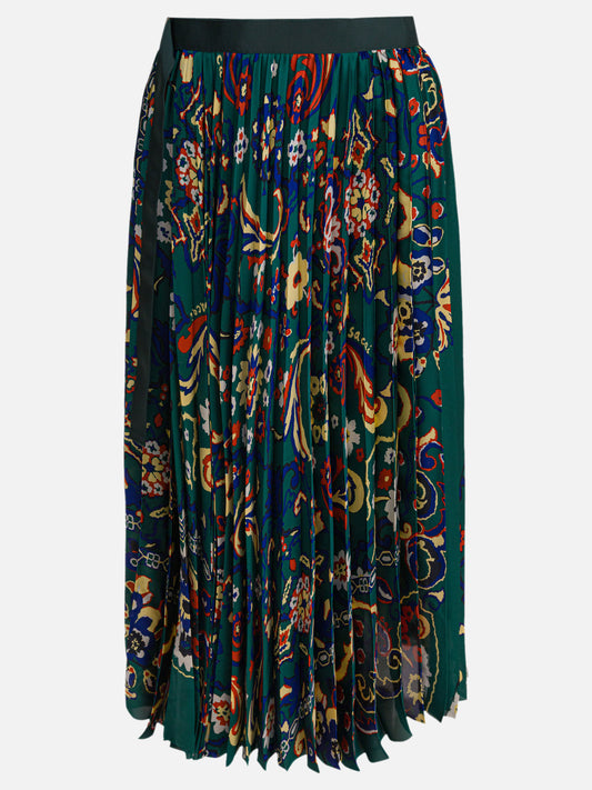 Sacai Gonna con stampa floreale 11644139_1 Green 1
