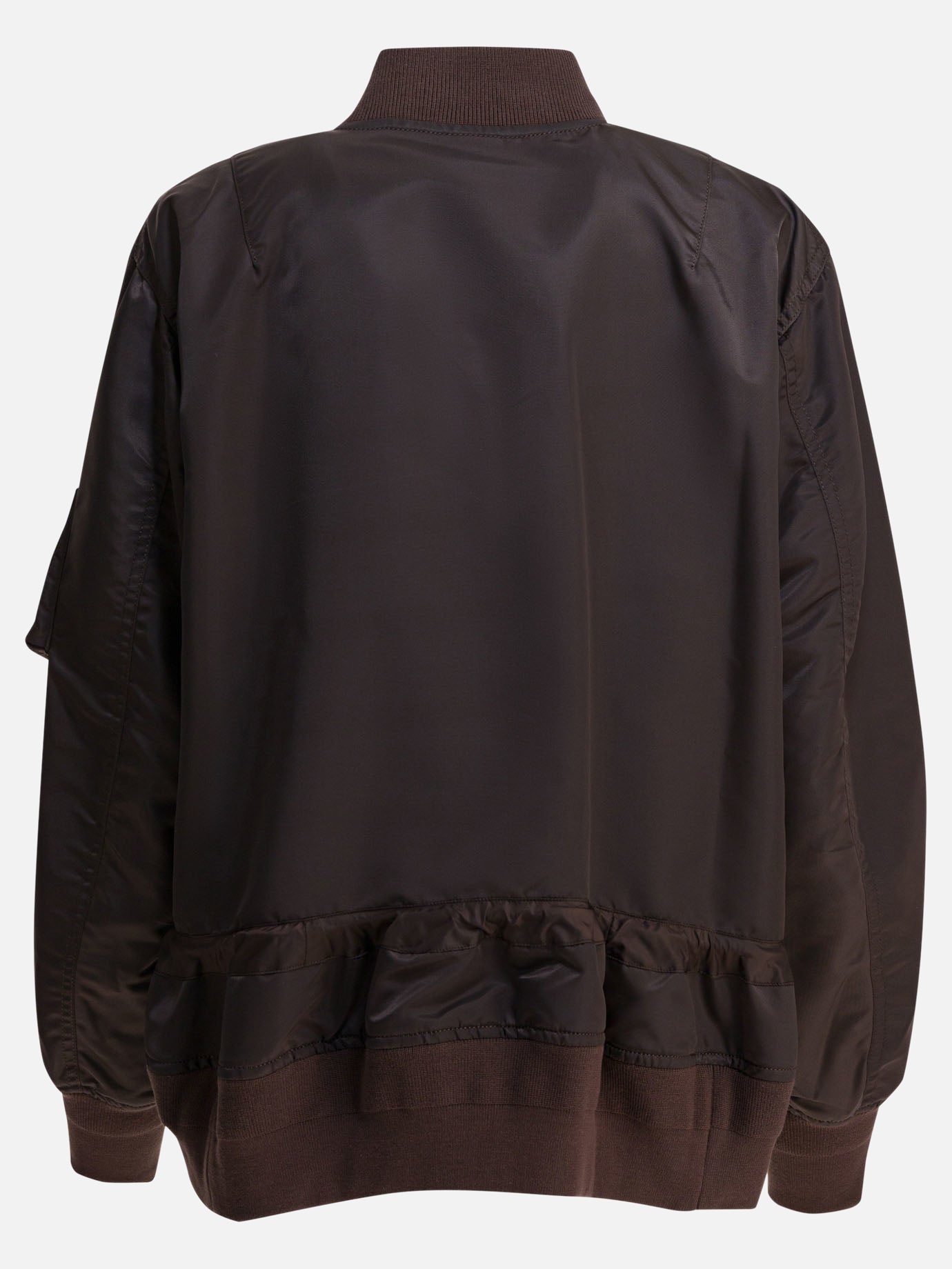 Bomber Solid colour  Marrone - Sacai Donna | PDP | VIETTI Online Store | Zoom-Modal_2
