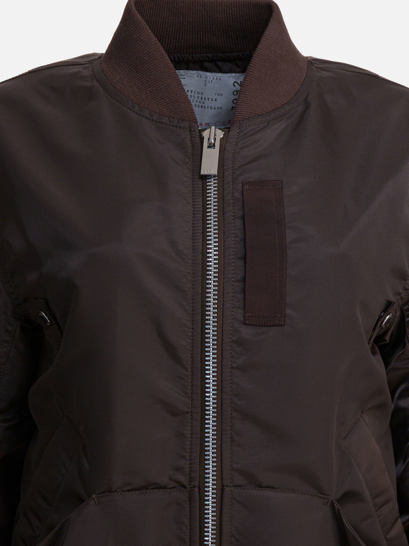 Bomber Solid colour  Marrone - Sacai Donna | PDP | VIETTI Online Store | thumbnail_3