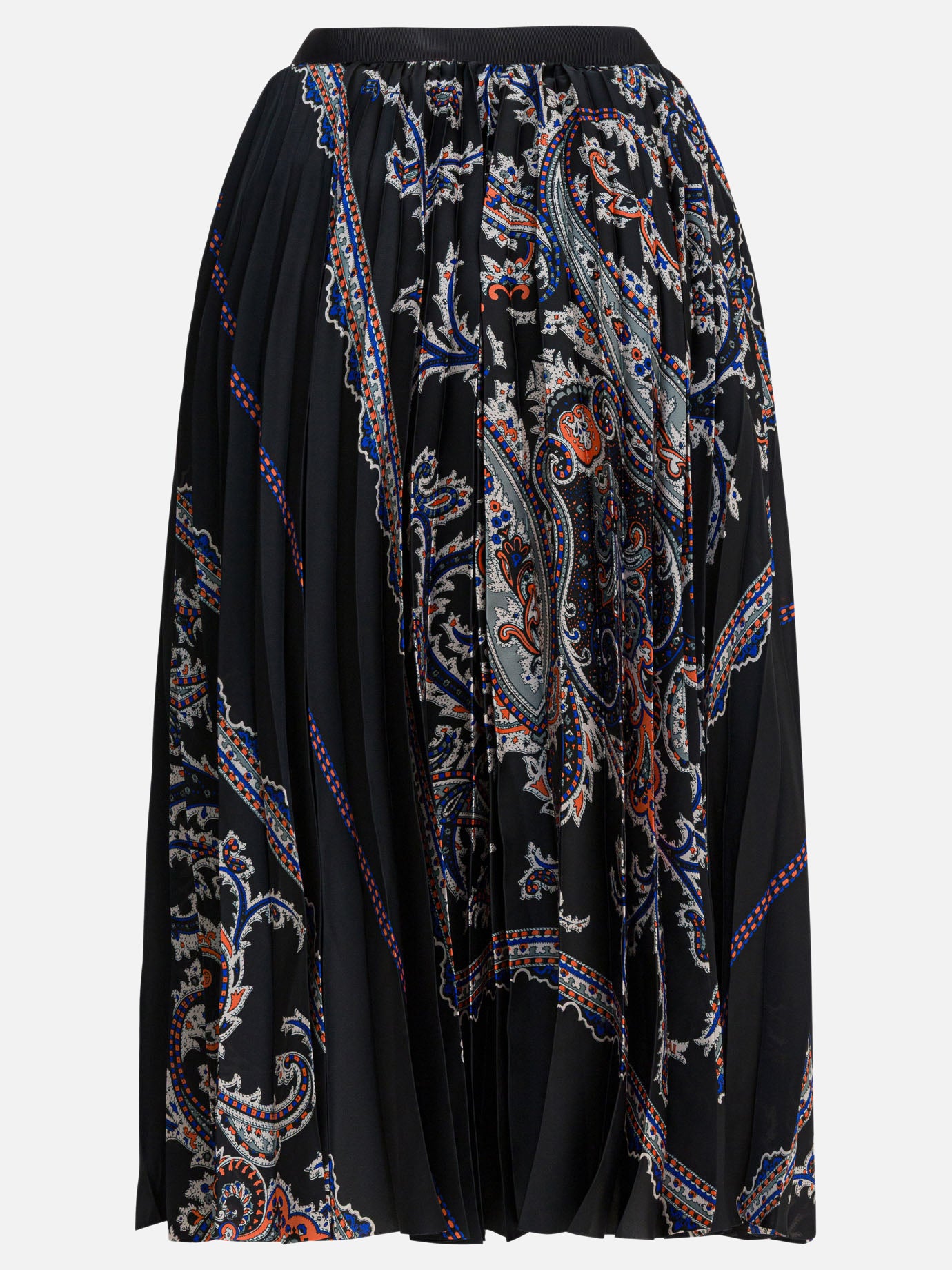 Gonne midi Paisley  Nero - Sacai Donna | PDP | VIETTI Online Store | thumbnail_2