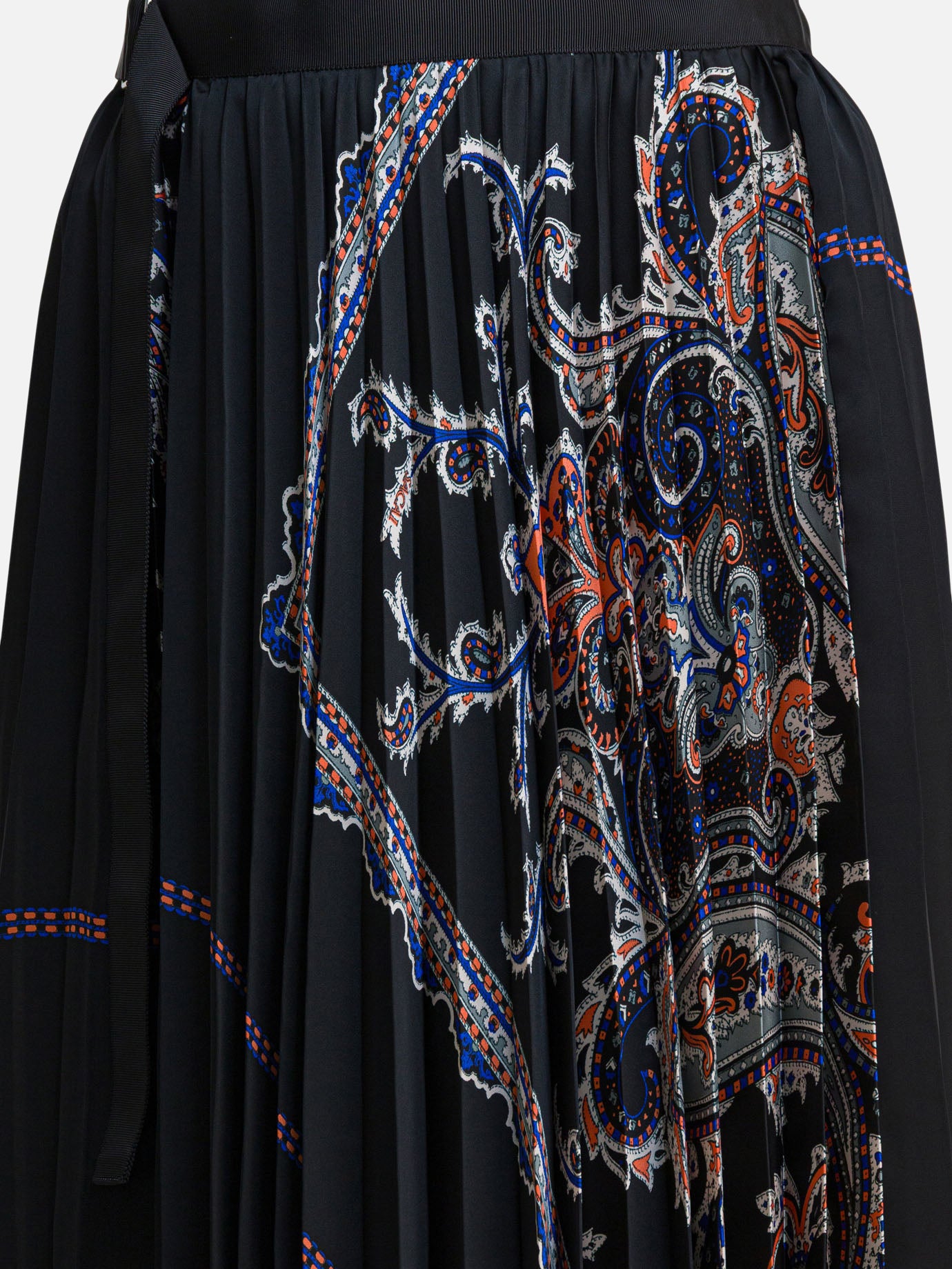 Gonne midi Paisley  Nero - Sacai Donna | PDP | VIETTI Online Store | thumbnail_3