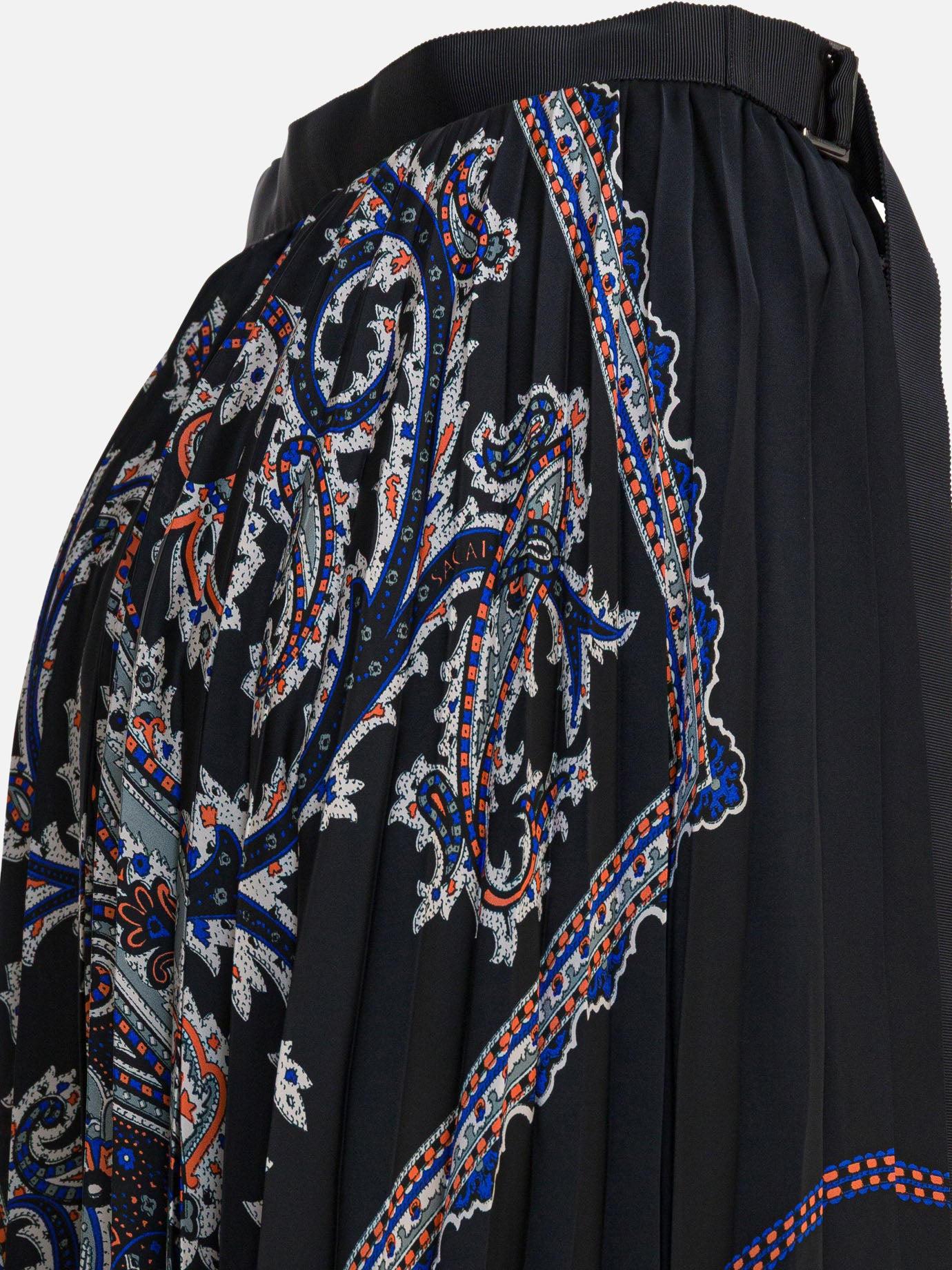 Gonne midi Paisley  Nero - Sacai Donna | PDP | VIETTI Online Store | Zoom-Modal_4
