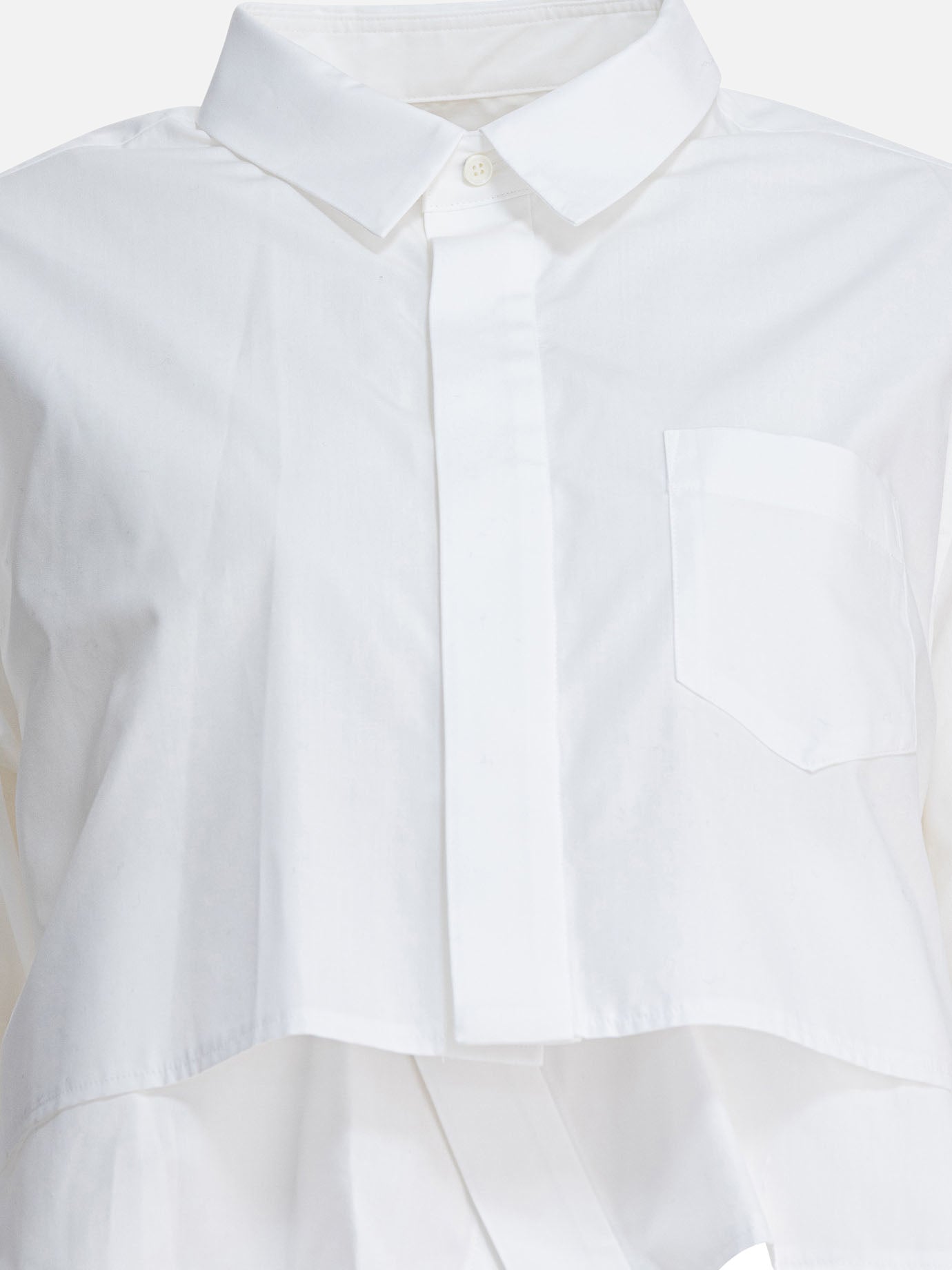 Camicie casual Solid colour  Bianco - Sacai Donna | PDP | VIETTI Online Store | thumbnail_3