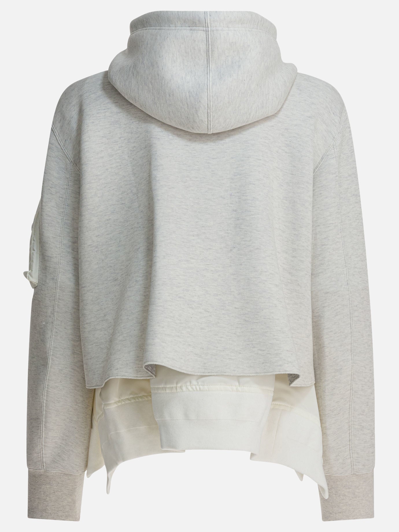 Full zip sweatshirts Solid colour  Grey - Sacai Women | PDP | VIETTI Online Store | Zoom-Modal_2
