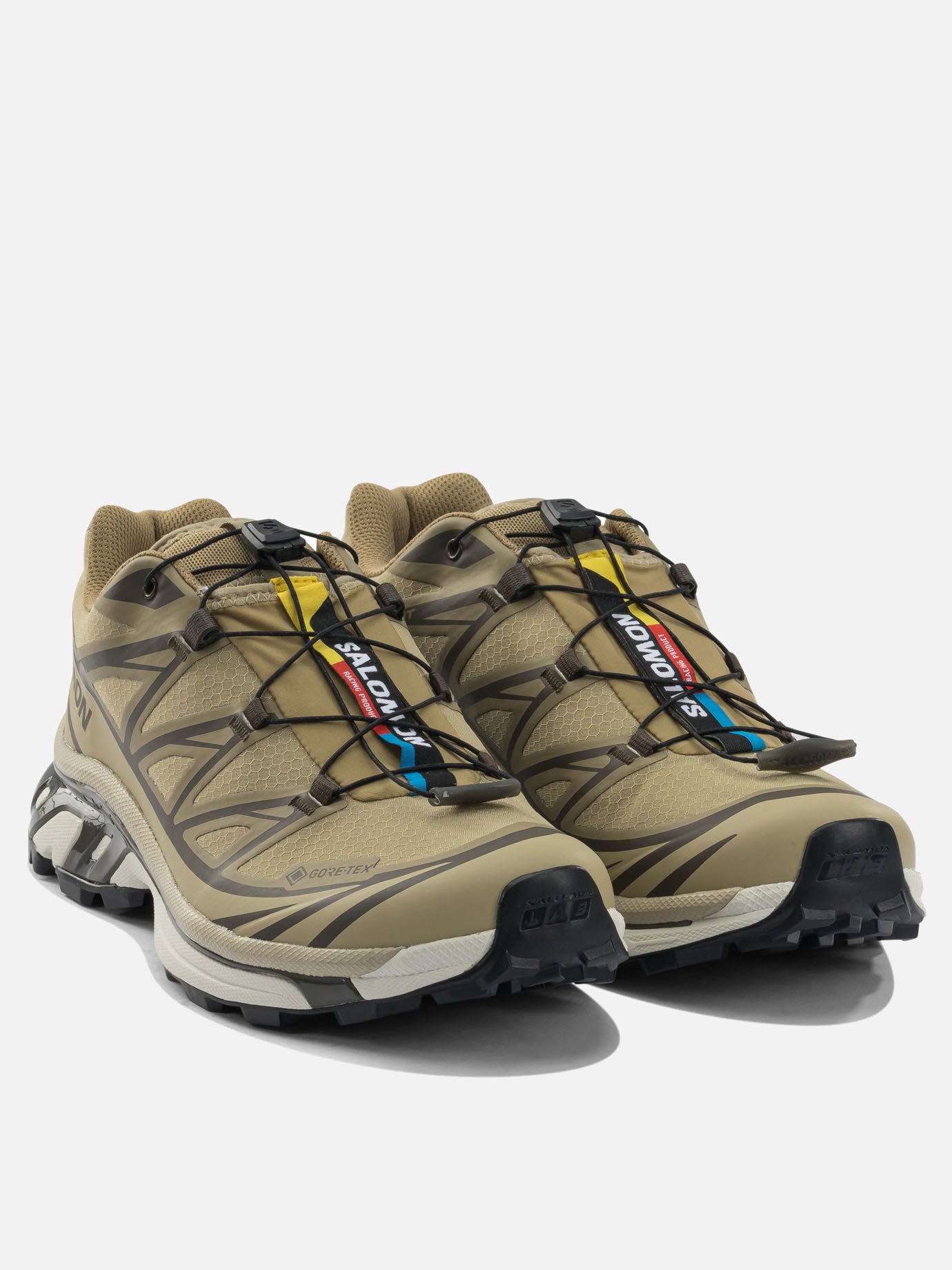 High top sneakers 50% synthetic leather 50% mesh - 100% rubber  Beige - Salomon Men | PDP | VIETTI Online Store | Zoom-Modal_2
