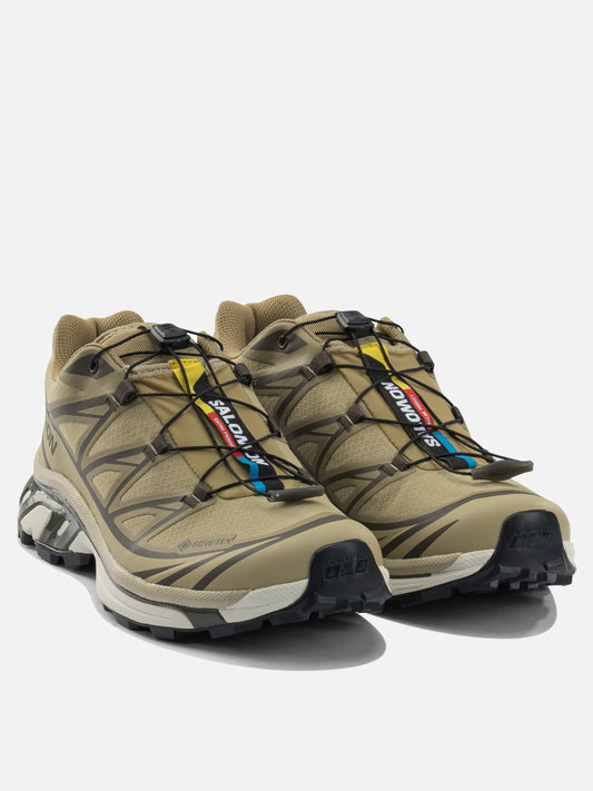 High top sneakers 50% synthetic leather 50% mesh - 100% rubber  Beige - Salomon Men | PDP | VIETTI Online Store | 2
