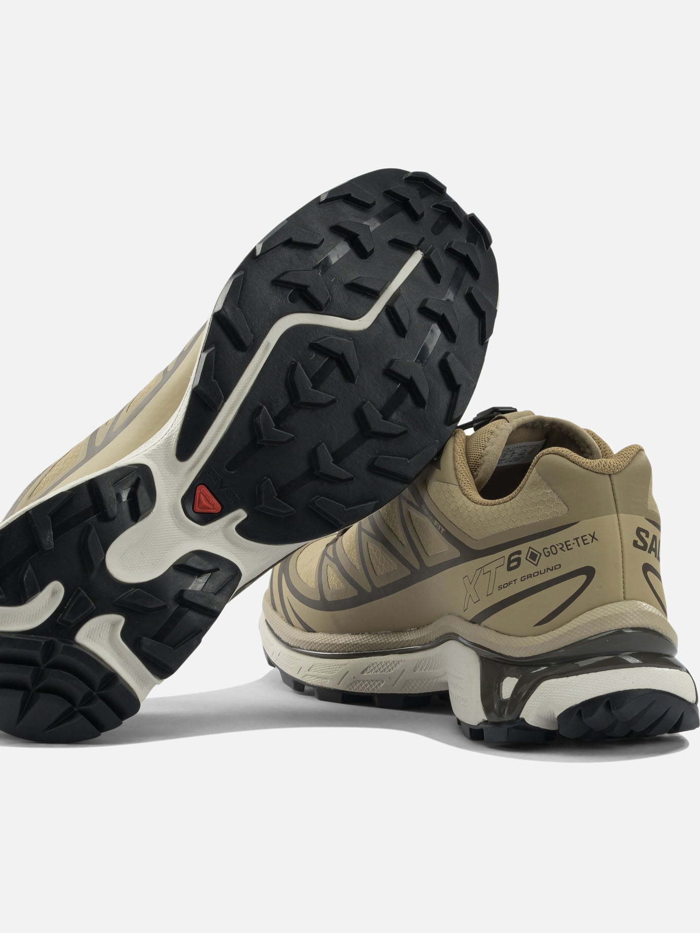 High top sneakers 50% synthetic leather 50% mesh - 100% rubber  Beige - Salomon Men | PDP | VIETTI Online Store | Zoom-Modal_5
