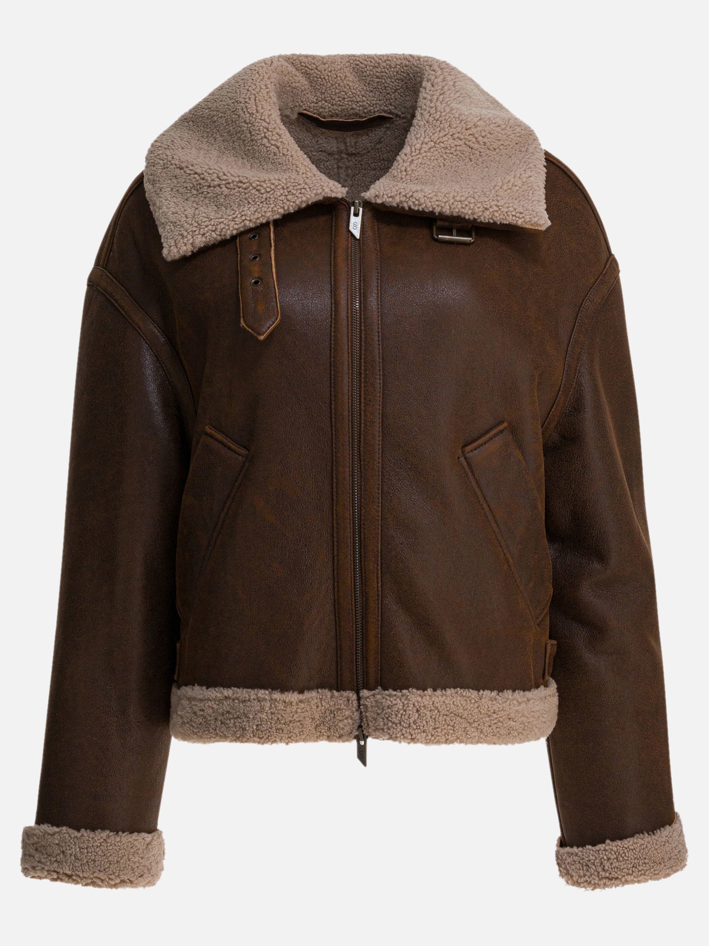 Giacche shearling Solid colour  Marrone - Salvatore Santoro Donna | PDP | VIETTI Online Store | thumbnail