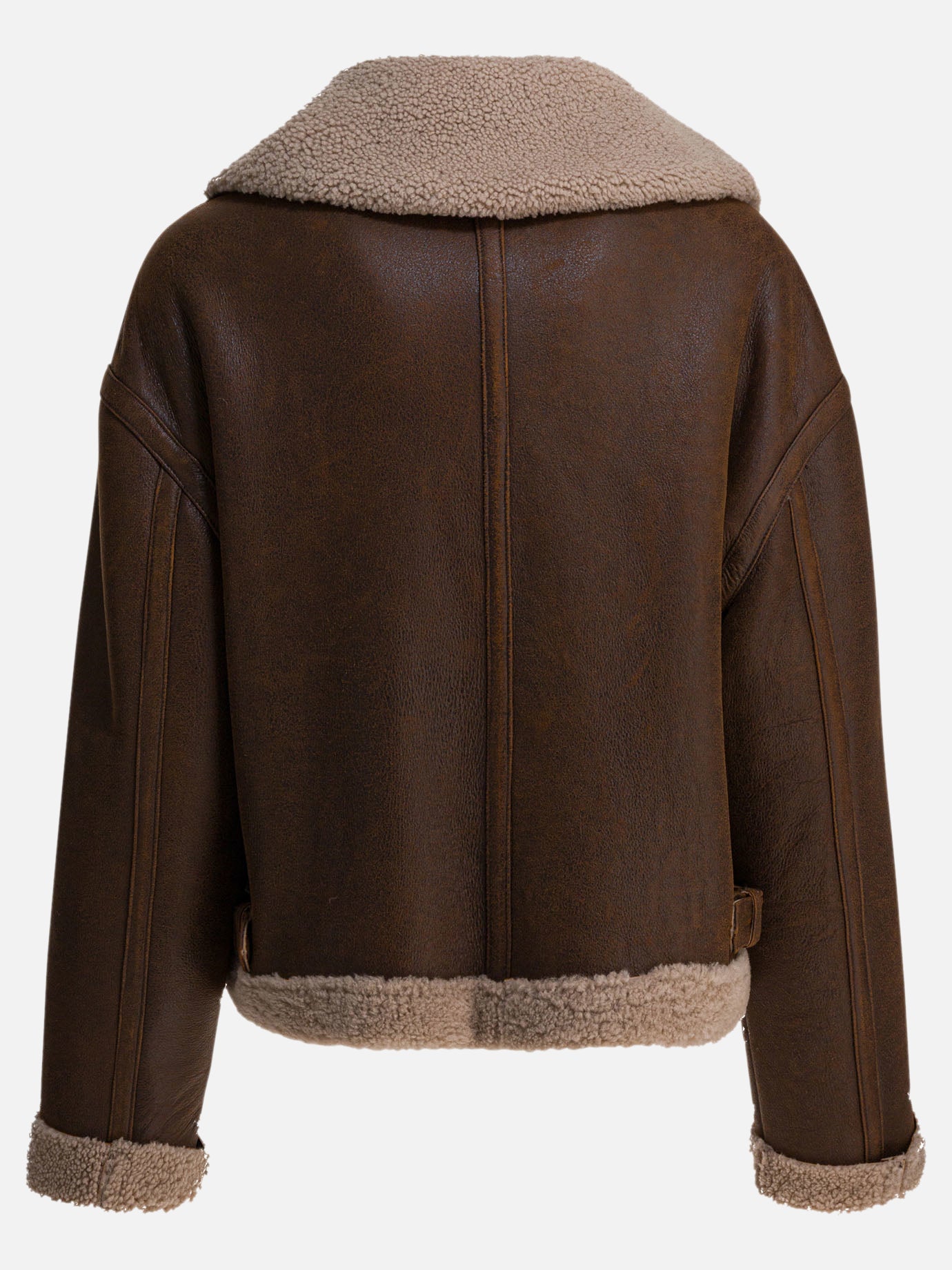 Giacche shearling Solid colour  Marrone - Salvatore Santoro Donna | PDP | VIETTI Online Store | Zoom-Modal_2
