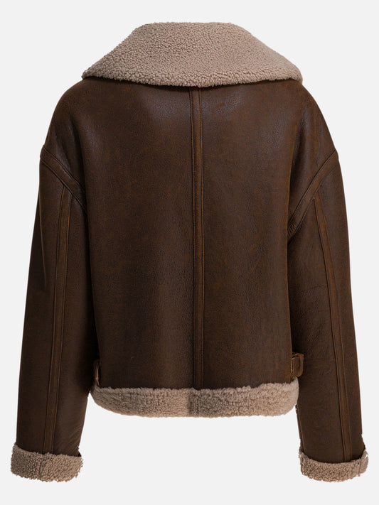 Giacche shearling Solid colour  Marrone - Salvatore Santoro Donna | PDP | VIETTI Online Store | 2
