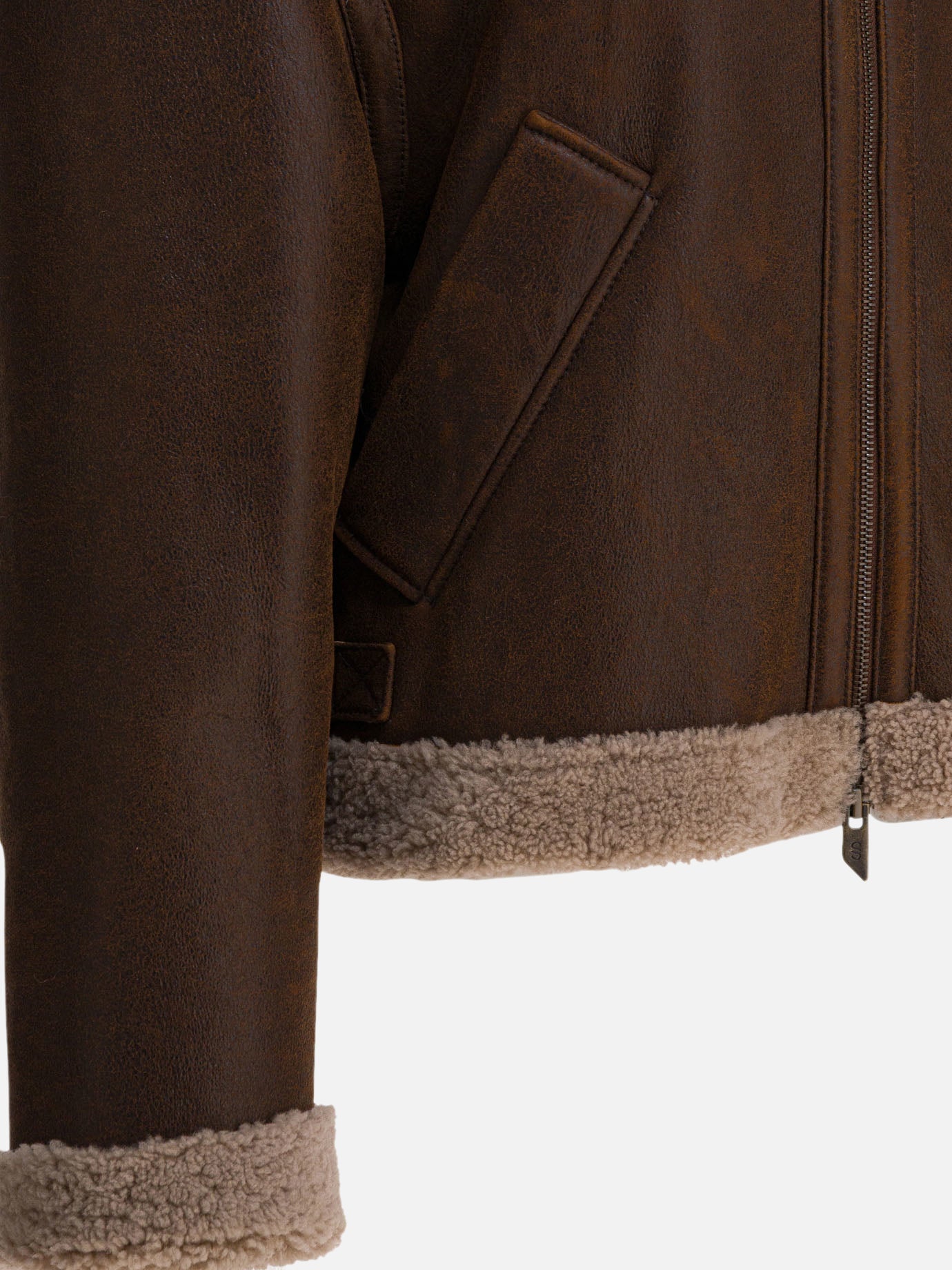 Giacche shearling Solid colour  Marrone - Salvatore Santoro Donna | PDP | VIETTI Online Store | thumbnail_4