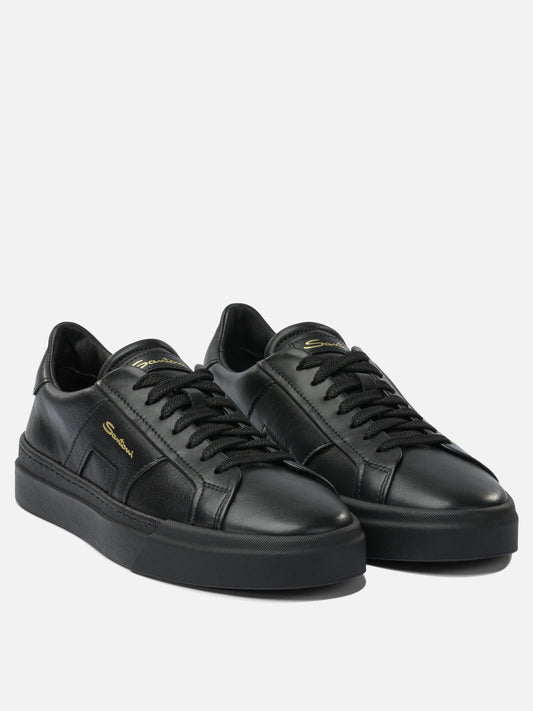 Sneaker basse 100% calf leather - 100% rubber  Nero - Santoni Uomo | PLP | VIETTI Online Store | 2
