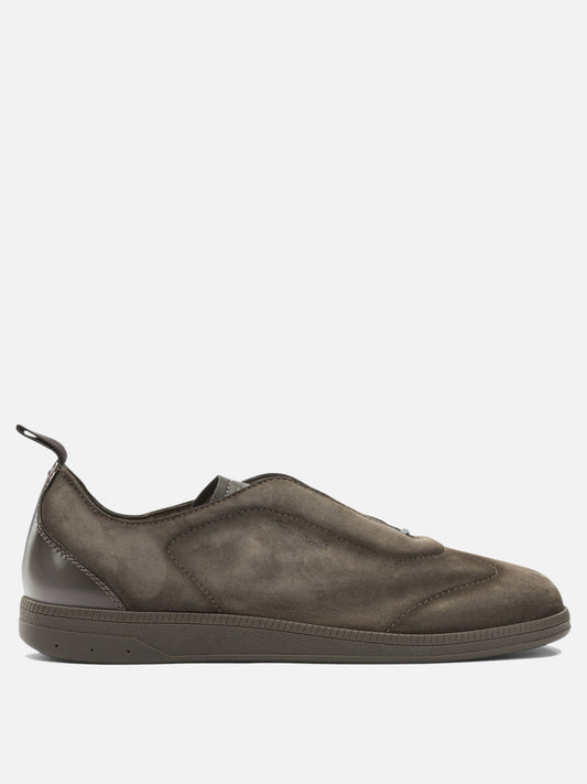 Low top sneakers 100% leather - 100% rubber  Beige - Santoni Men | PLP | VIETTI Online Store 

