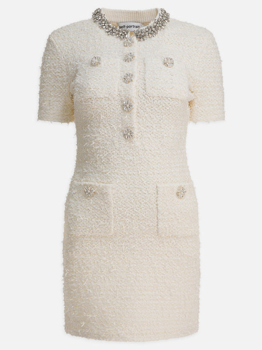 Abiti corti Solid colour  Beige - Self-portrait Donna | PDP | VIETTI Online Store 

