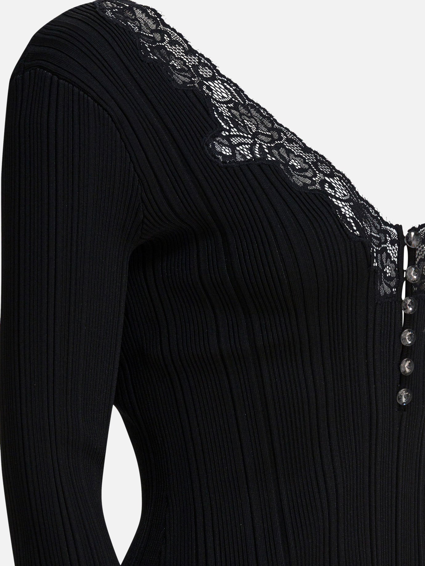 Top casual Lace  Nero - Self-portrait Donna | PDP | VIETTI Online Store | thumbnail_4