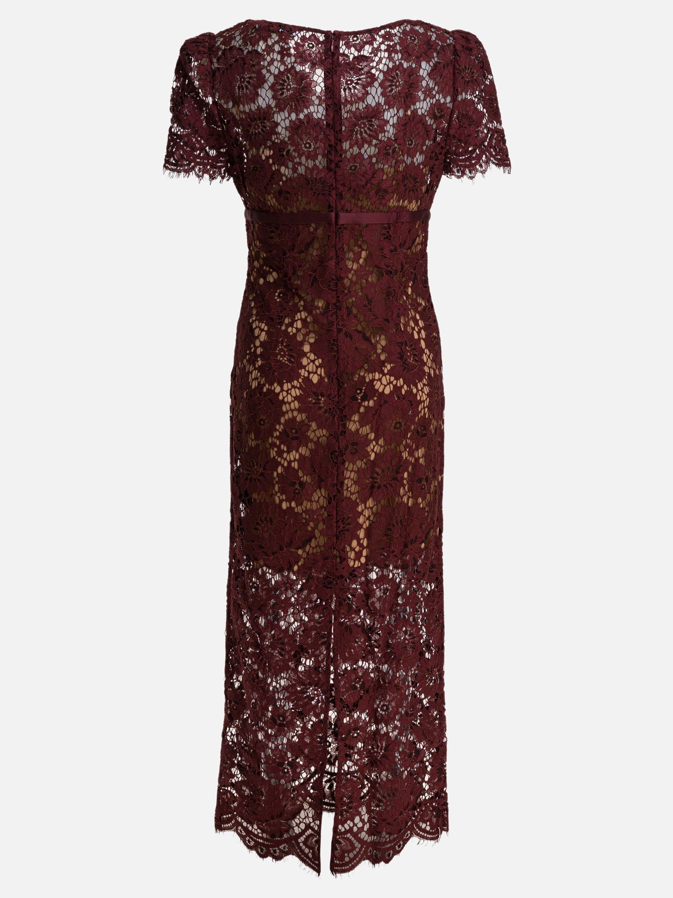Midi dresses Solid colour  Bordeaux - Self-portrait Women | PDP | VIETTI Online Store | Zoom-Modal_2
