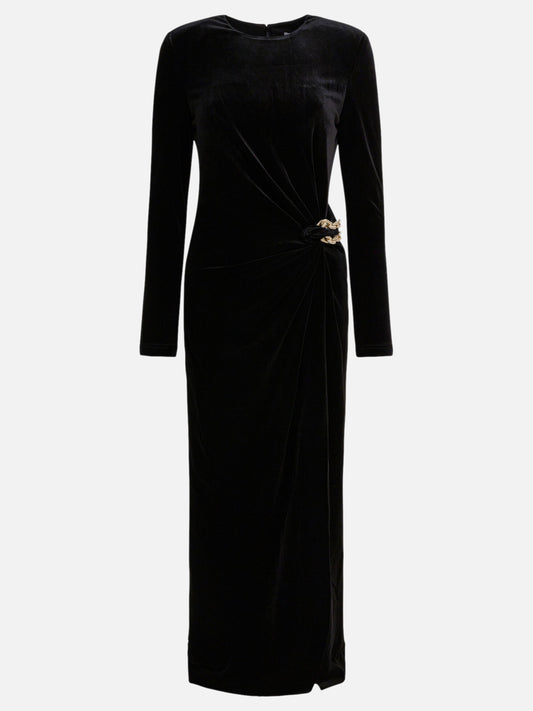 Abiti midi Solid colour  Nero - Self-portrait Donna | PDP | VIETTI Online Store 
