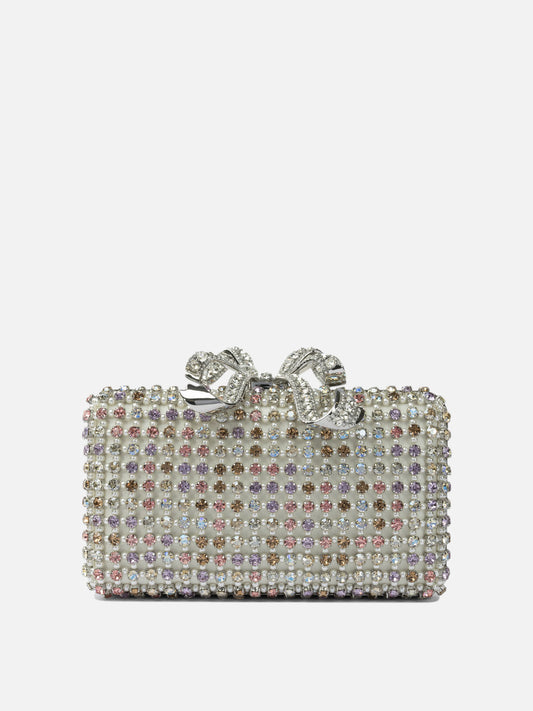 Mini bags 97% polyester 3% elastane  Silver - Self-portrait Women | PLP | VIETTI Online Store 
