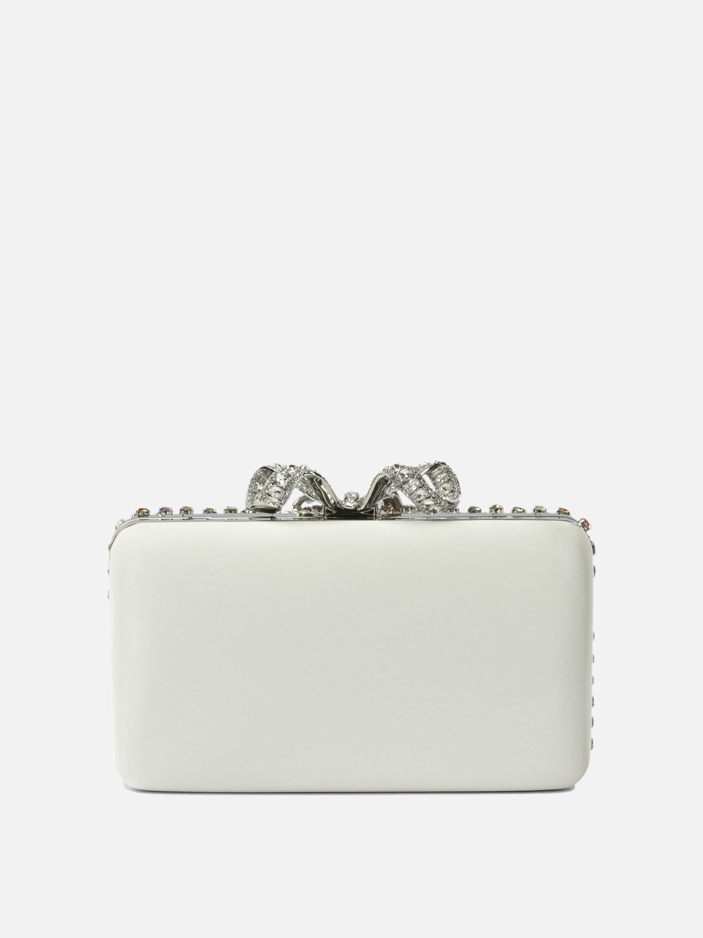 Mini bags 97% polyester 3% elastane  Silver - Self-portrait Women | PDP | VIETTI Online Store | thumbnail_3