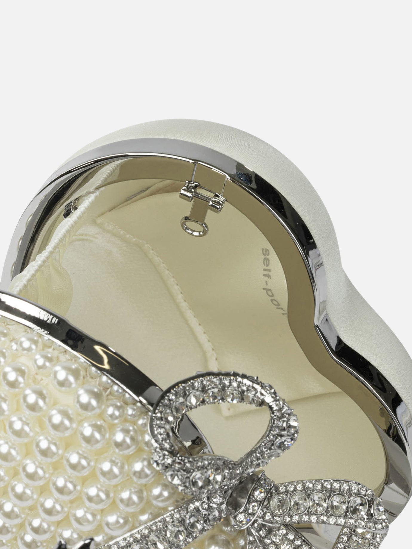 Minaudiere 100% cow leather  Beige - Self-portrait Women | PDP | VIETTI Online Store | thumbnail_5