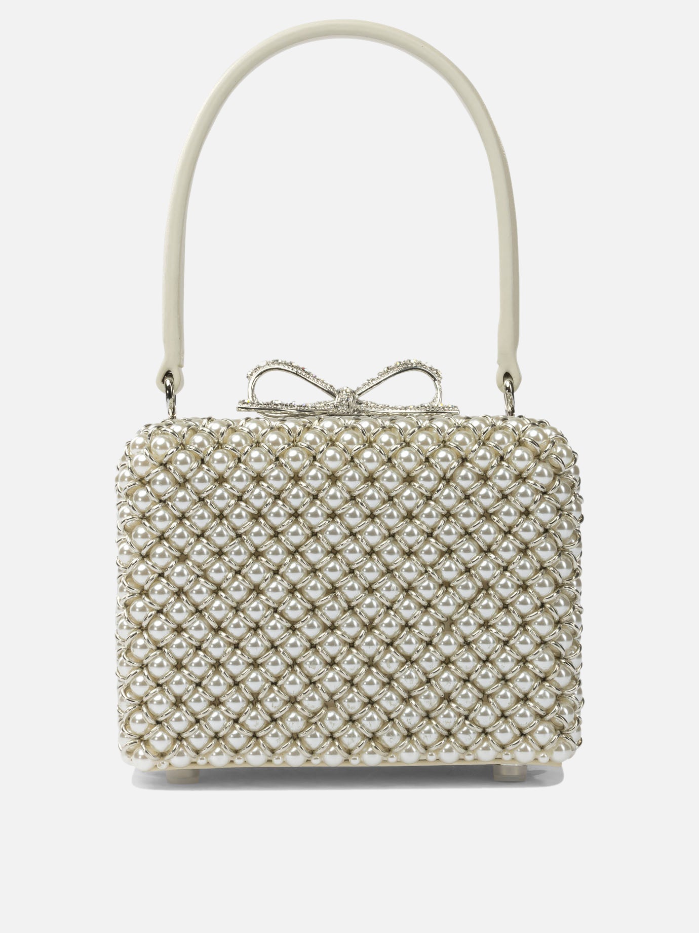 Mini bags 97% polyester 3% elastane  Beige - Self-portrait Women | PDP | VIETTI Online Store | thumbnail