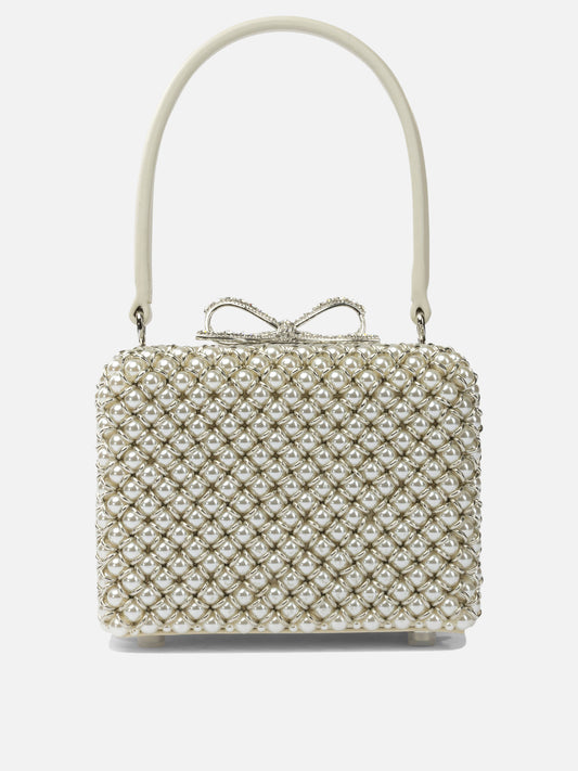 Mini bags 97% polyester 3% elastane  Beige - Self-portrait Women | PLP | VIETTI Online Store 
