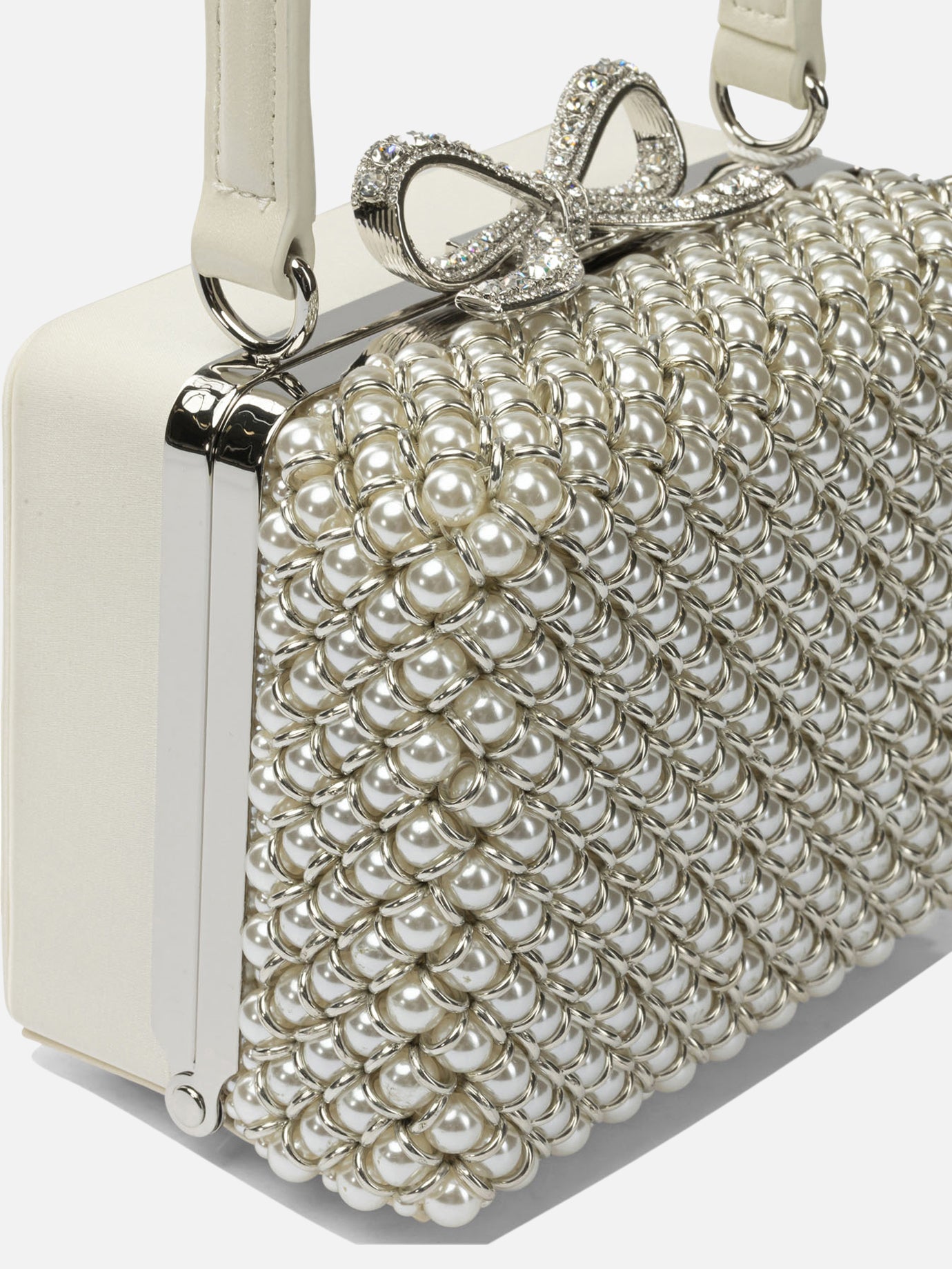 Mini bags 97% polyester 3% elastane  Beige - Self-portrait Women | PDP | VIETTI Online Store | thumbnail_4