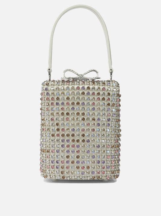 Mini bags 100% cow leather  Silver - Self-portrait Women | PLP | VIETTI Online Store 
