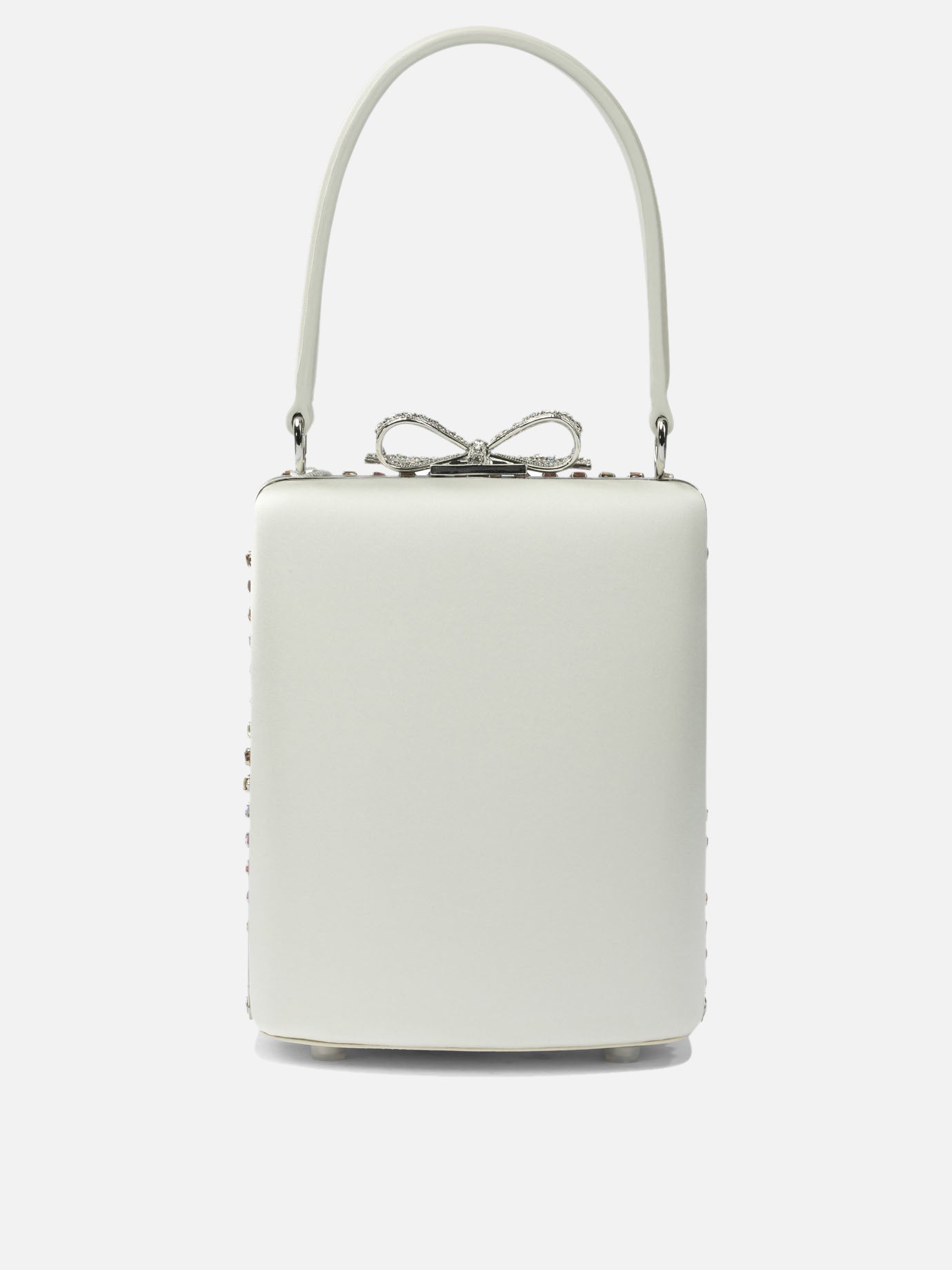 Mini bags 100% cow leather  Silver - Self-portrait Women | PDP | VIETTI Online Store | thumbnail_3