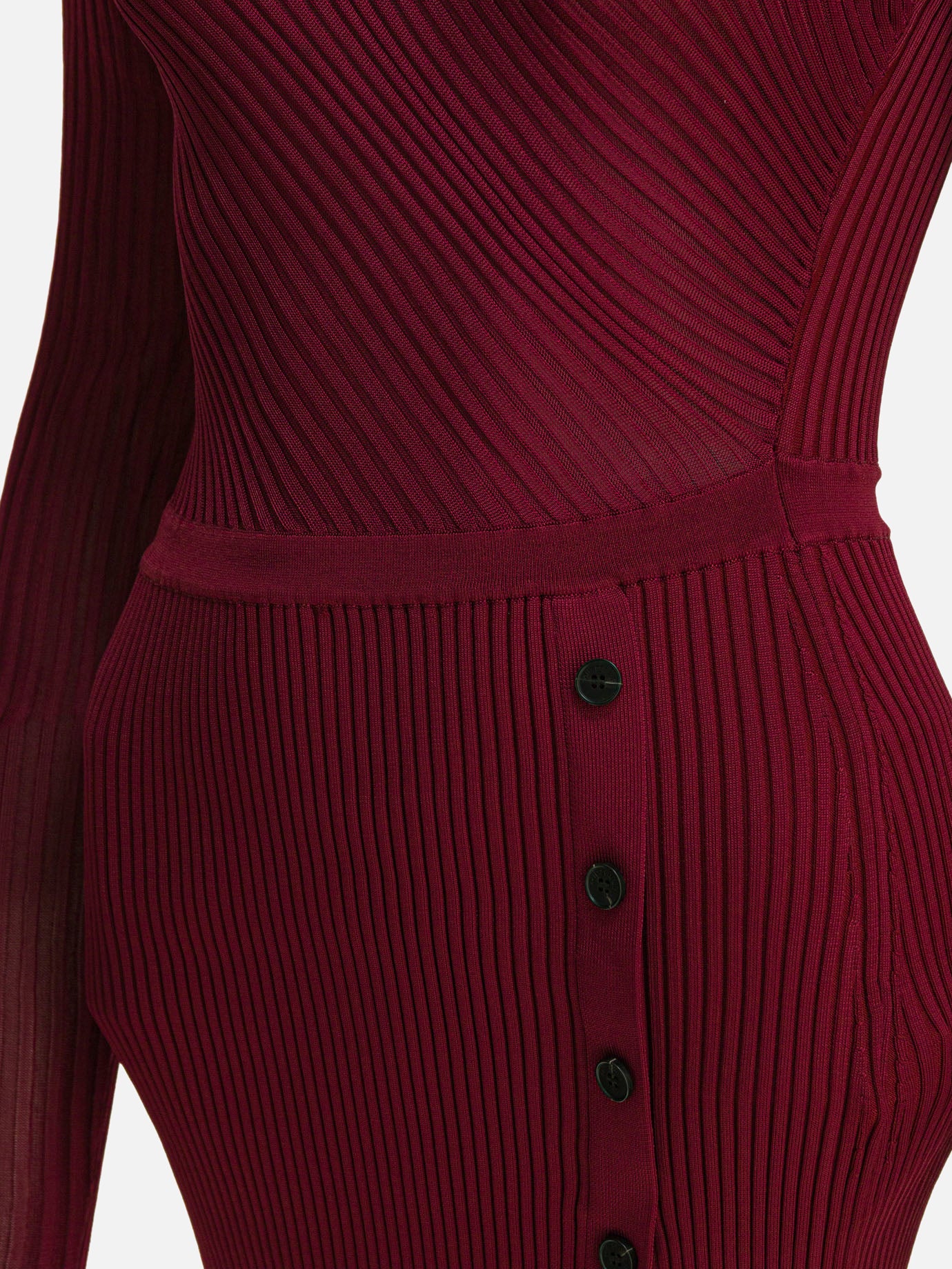 Abiti midi Solid colour  Bordeaux - Self-portrait Donna | PDP | VIETTI Online Store | Zoom-Modal_4
