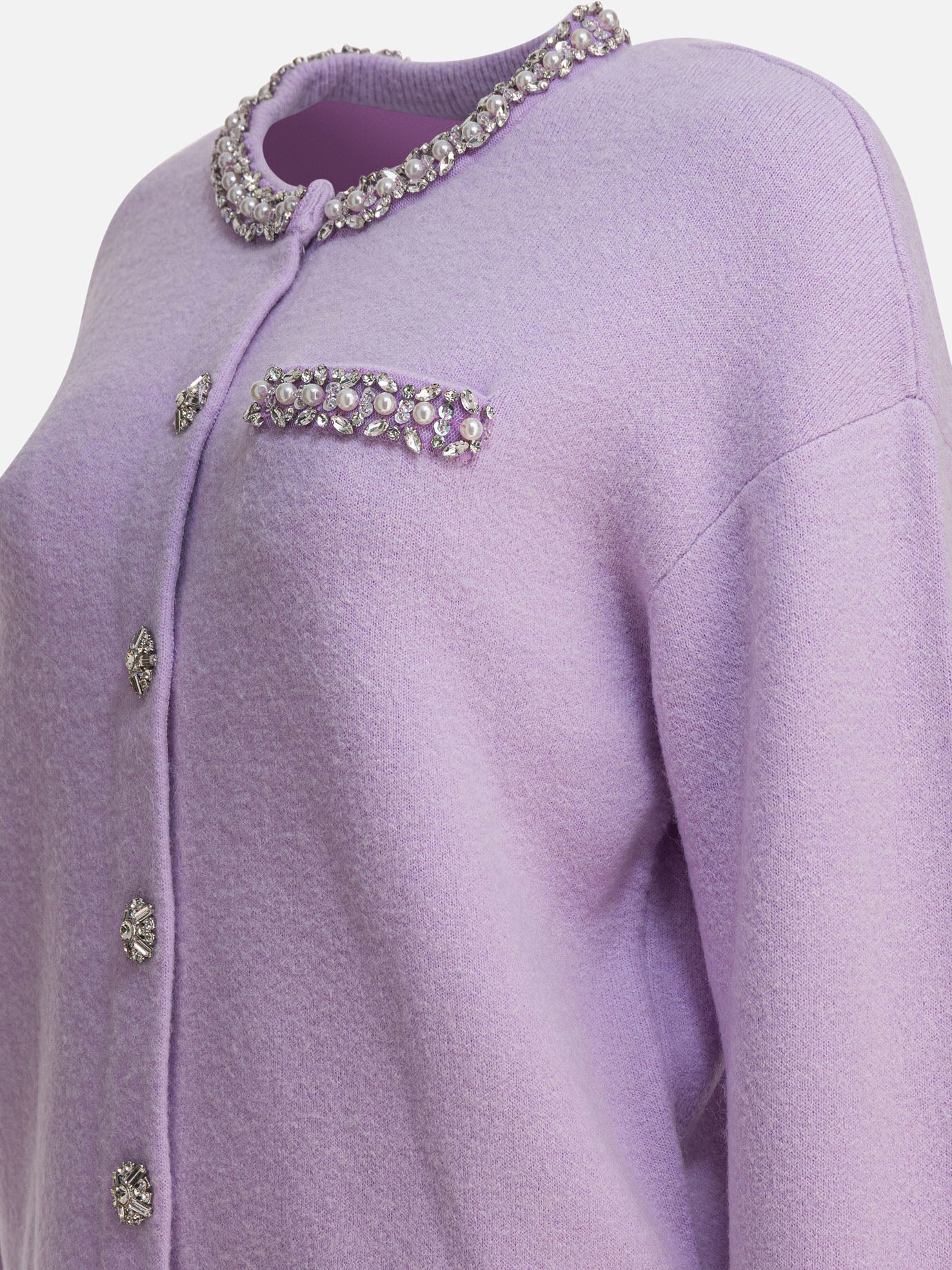 Cardigan Solid colour  Viola - Self-portrait Donna | PDP | VIETTI Online Store | Zoom-Modal_4
