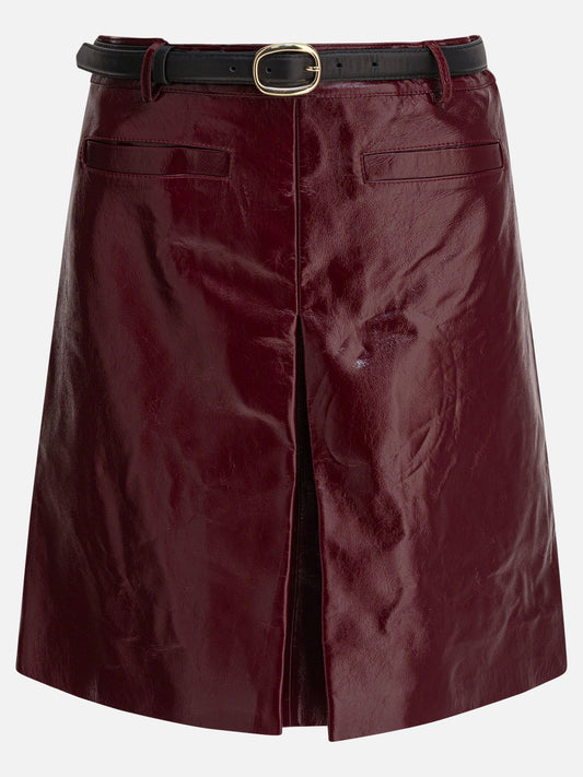 Minigonne Solid colour  Bordeaux - Self-portrait Donna | PLP | VIETTI Online Store 
