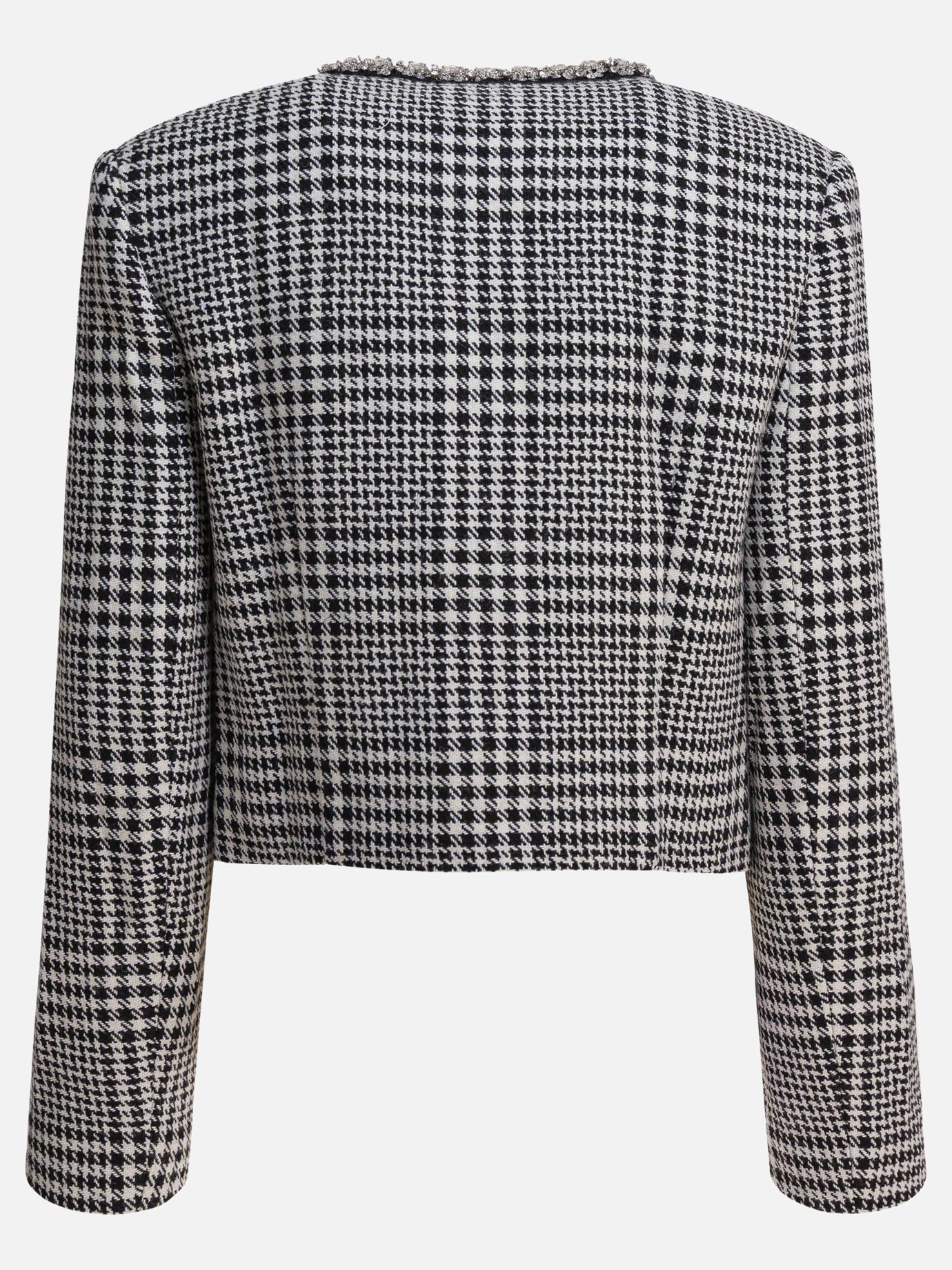 Blazer Prince of Wales  Nero - Self-portrait Donna | PDP | VIETTI Online Store | thumbnail_2