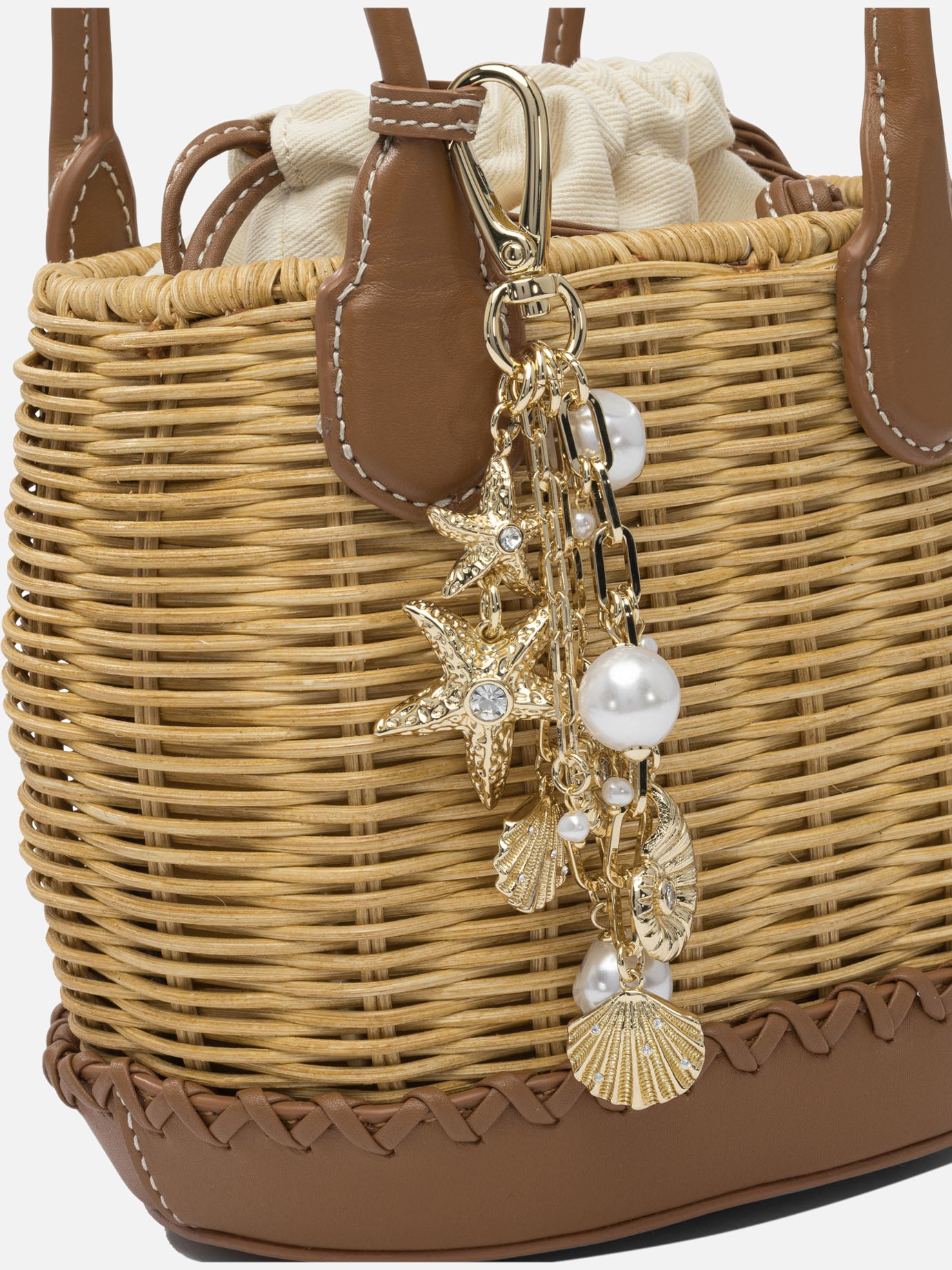 Borse mini 100% rattan  Marrone - Self-portrait Donna | PDP | VIETTI Online Store | Zoom-Modal_4
