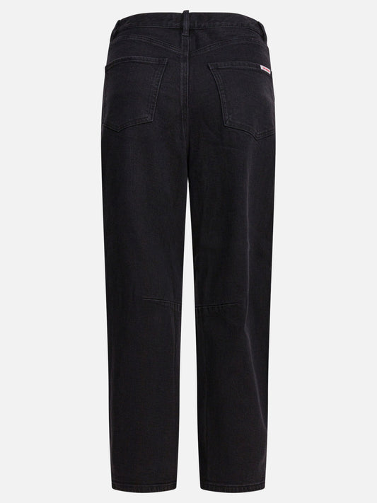 Jeans a gamba larga Solid colour  Nero - Self-portrait Donna | PLP | VIETTI Online Store | 2
