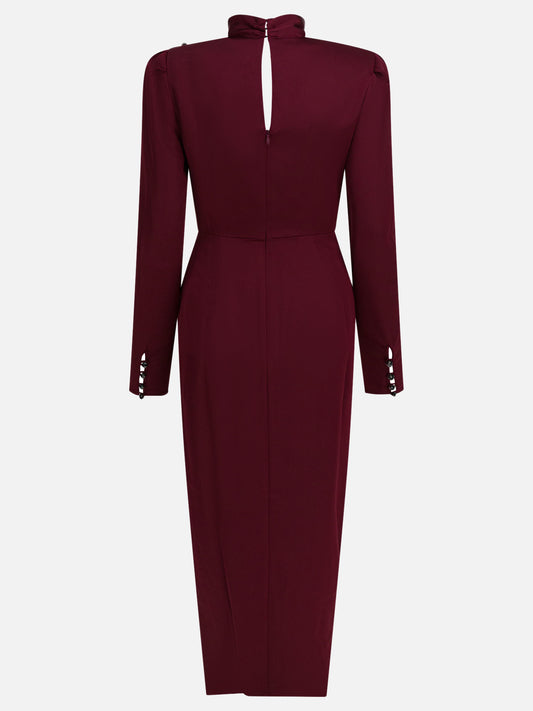 Midi dresses Solid colour  Purple - Self-portrait Women | PLP | VIETTI Online Store | 2
