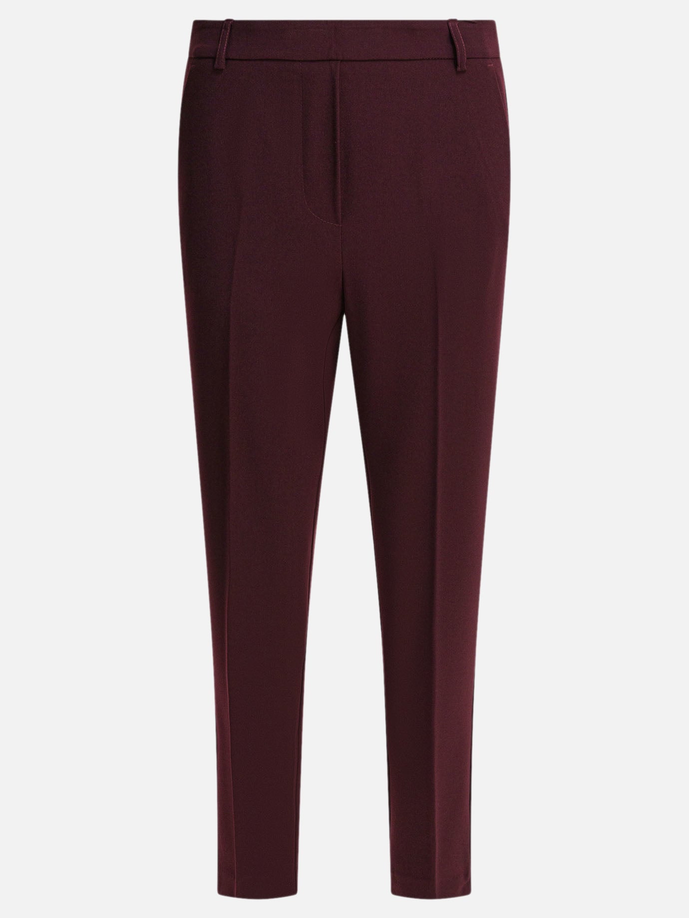 Leisure trousers Solid colour  Bordeaux - Semper Women | PDP | VIETTI Online Store | Zoom-Modal

