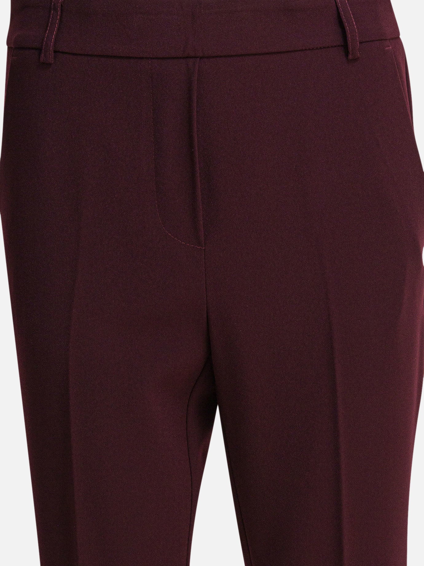 Leisure trousers Solid colour  Bordeaux - Semper Women | PDP | VIETTI Online Store | thumbnail_3